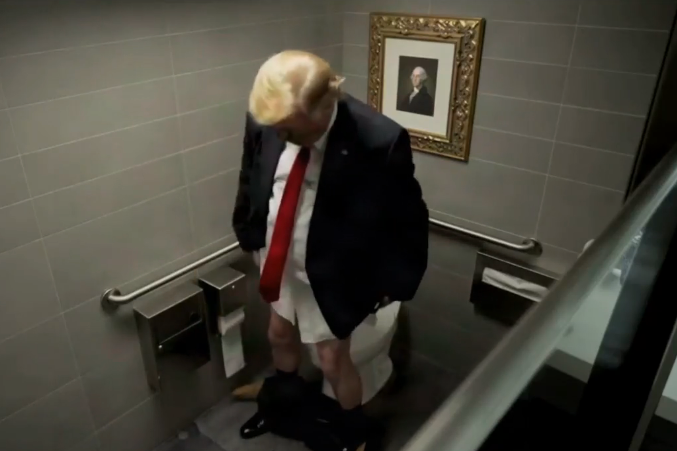 The photorealistic Trump seen in 'South Park' (Paramount)