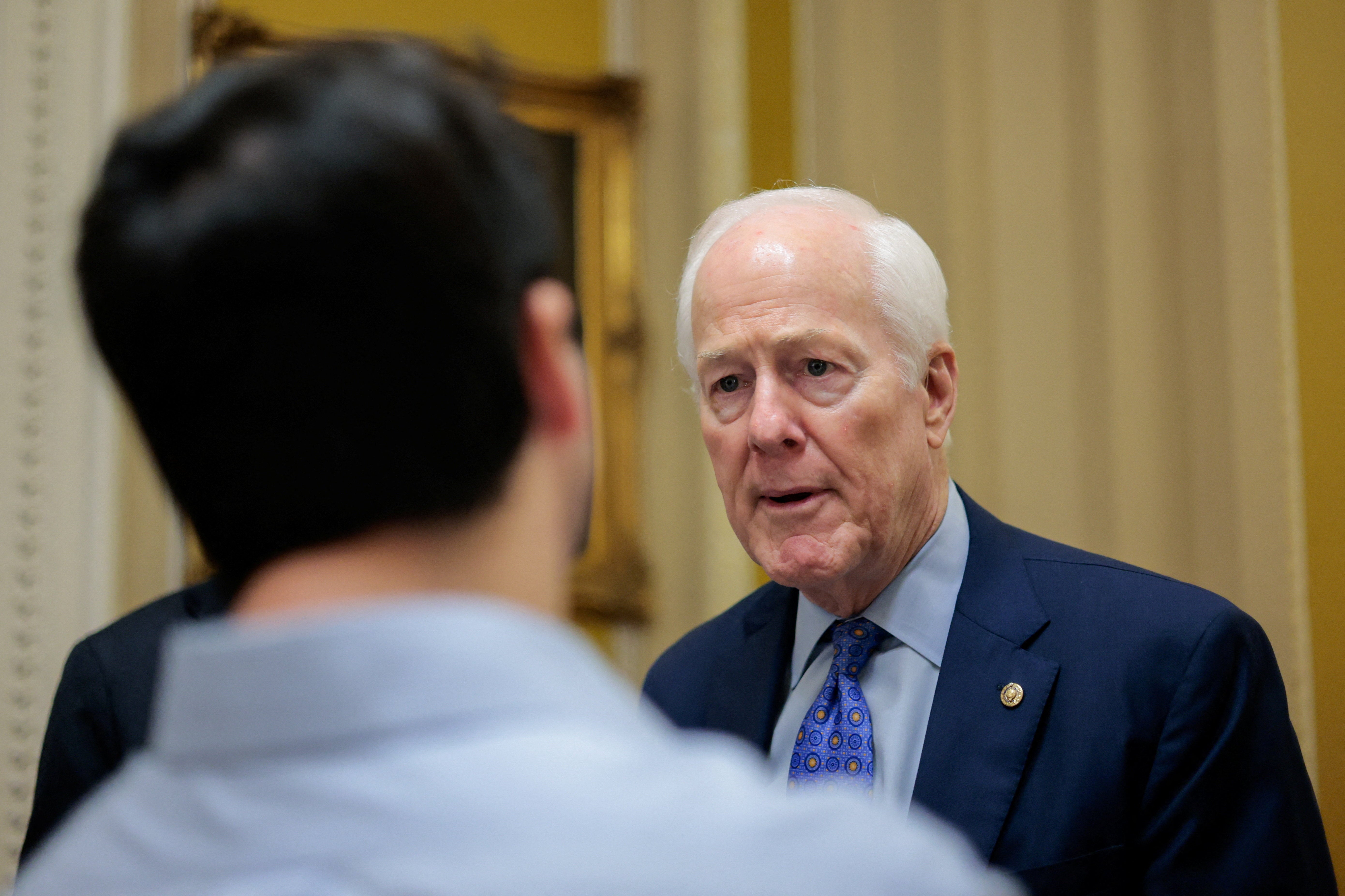 Sen. John Cornyn, who was defeated by Paxton in the GOP primary, was also a critic of his opponent's lifestyle (Reuters)