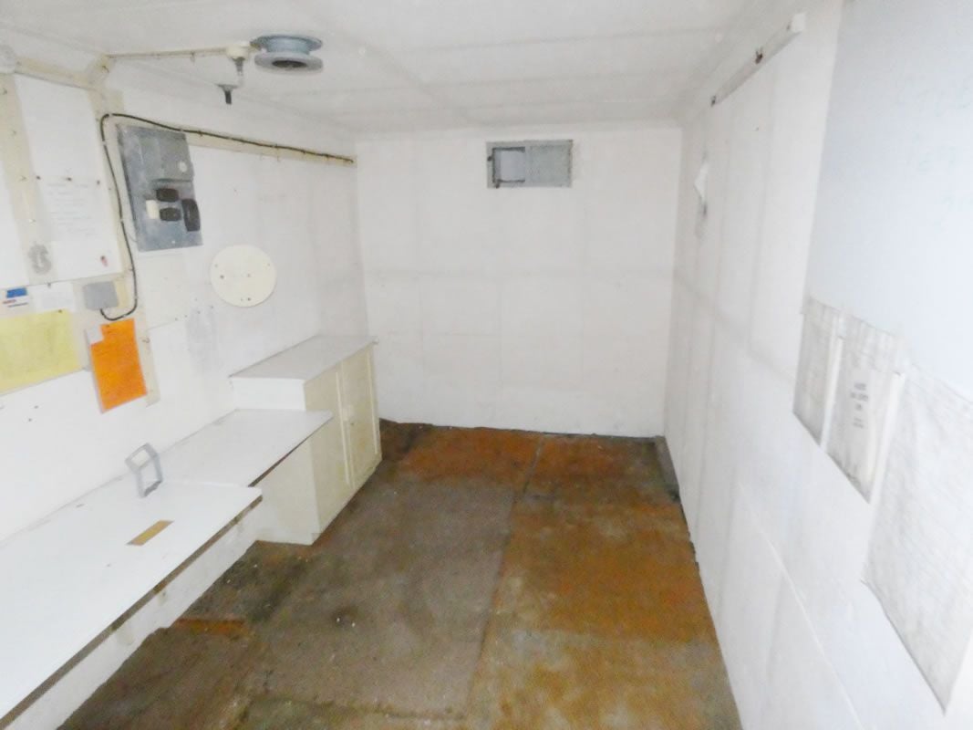 The shelter has enough room for three people