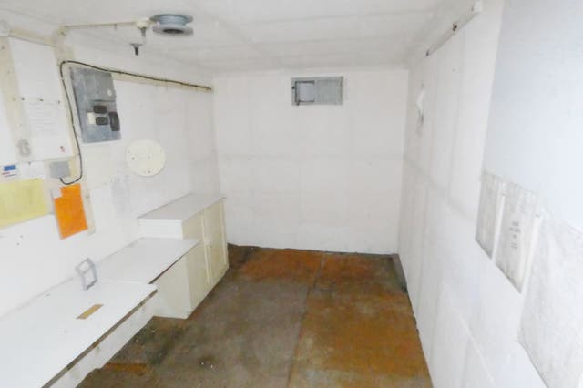 The shelter has enough room for three people