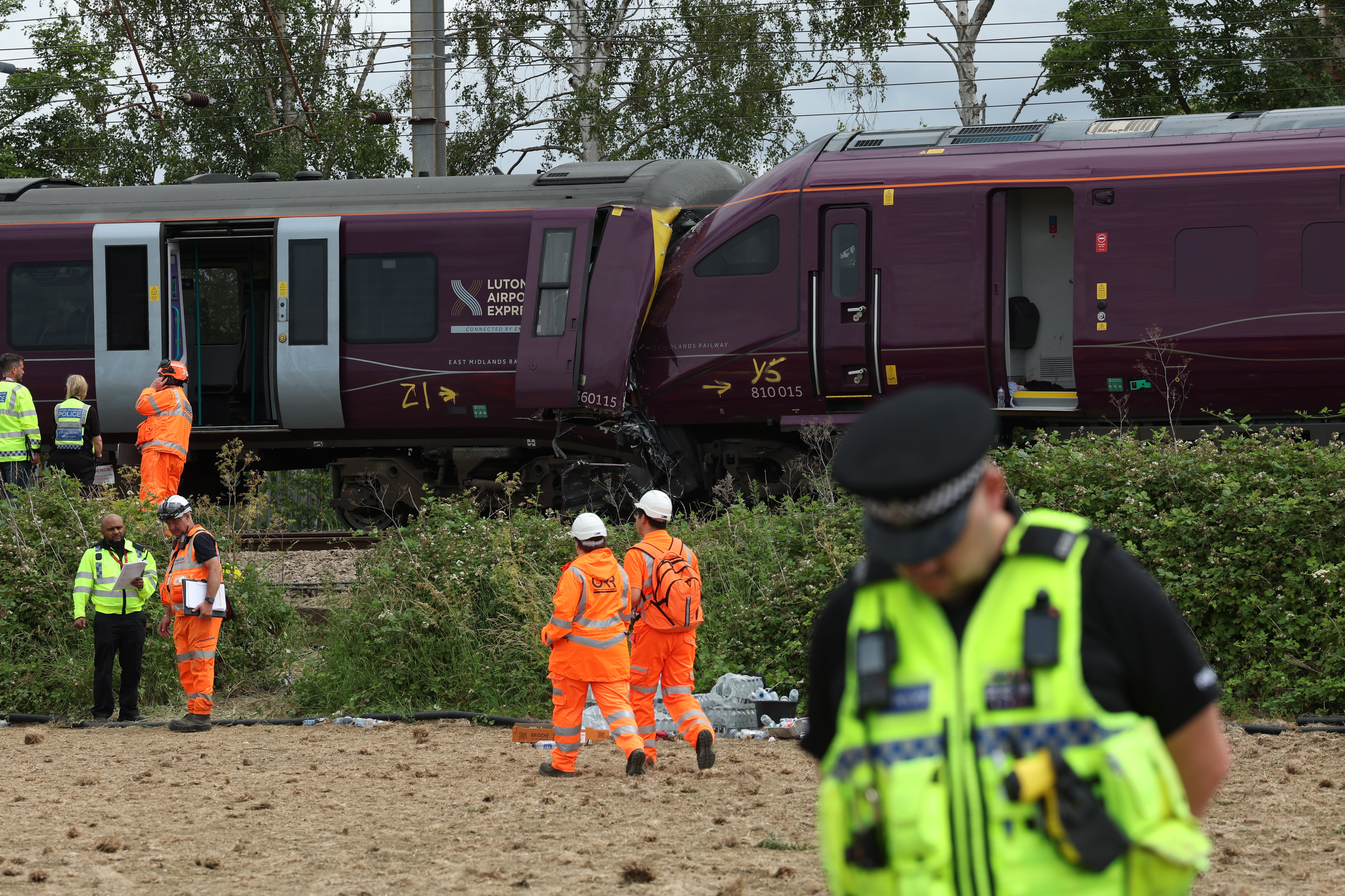 Shaun Burton, 60, died when the East Midlands Railway (EMR) train he was driving hit the back of a stationary train run by the same operator near Elstow on 19 June