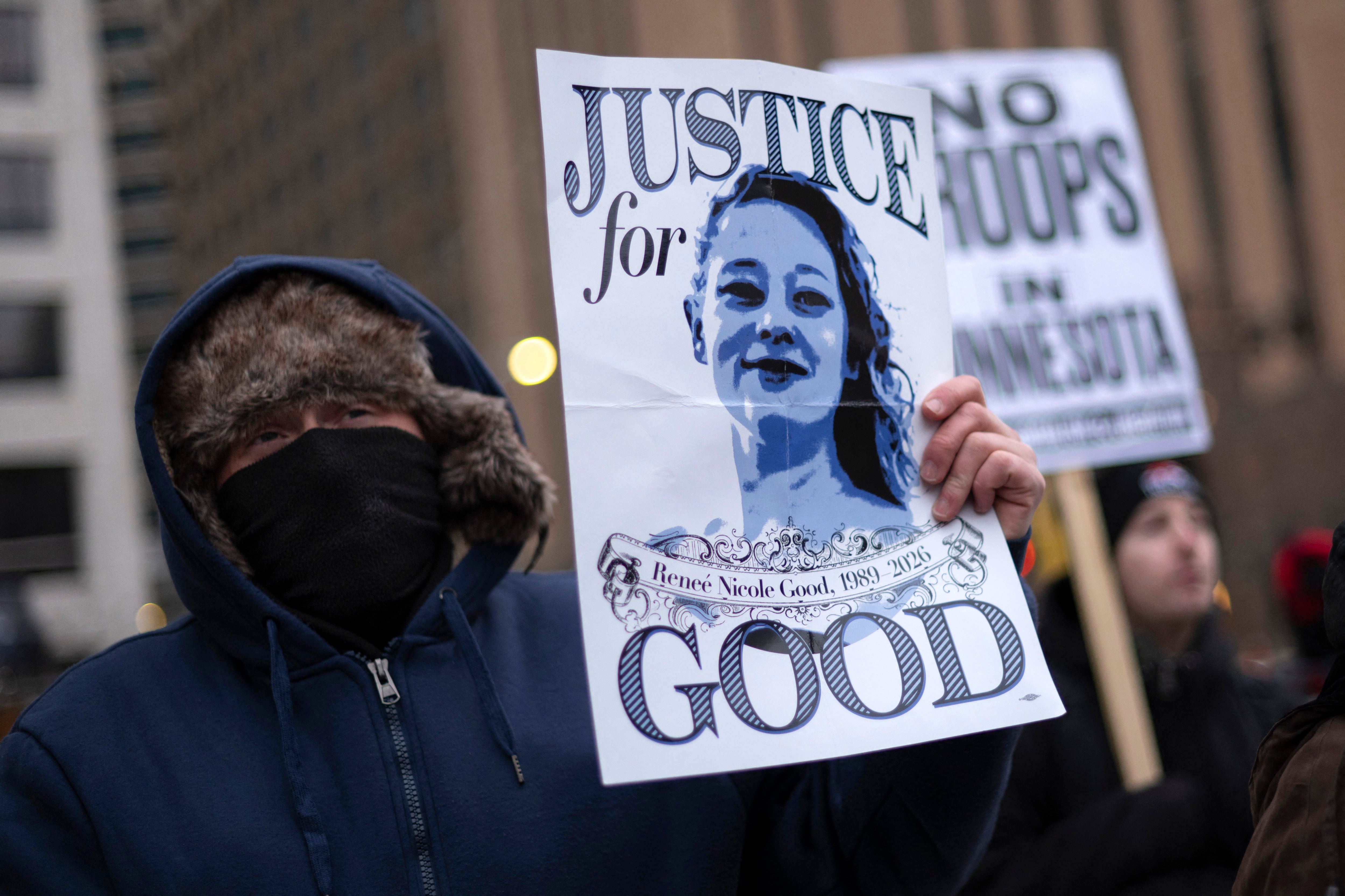 Good’s death was met with a huge public outcry, as protesters took to the streets in the bitter winter cold to denounce Trump’s crackdown