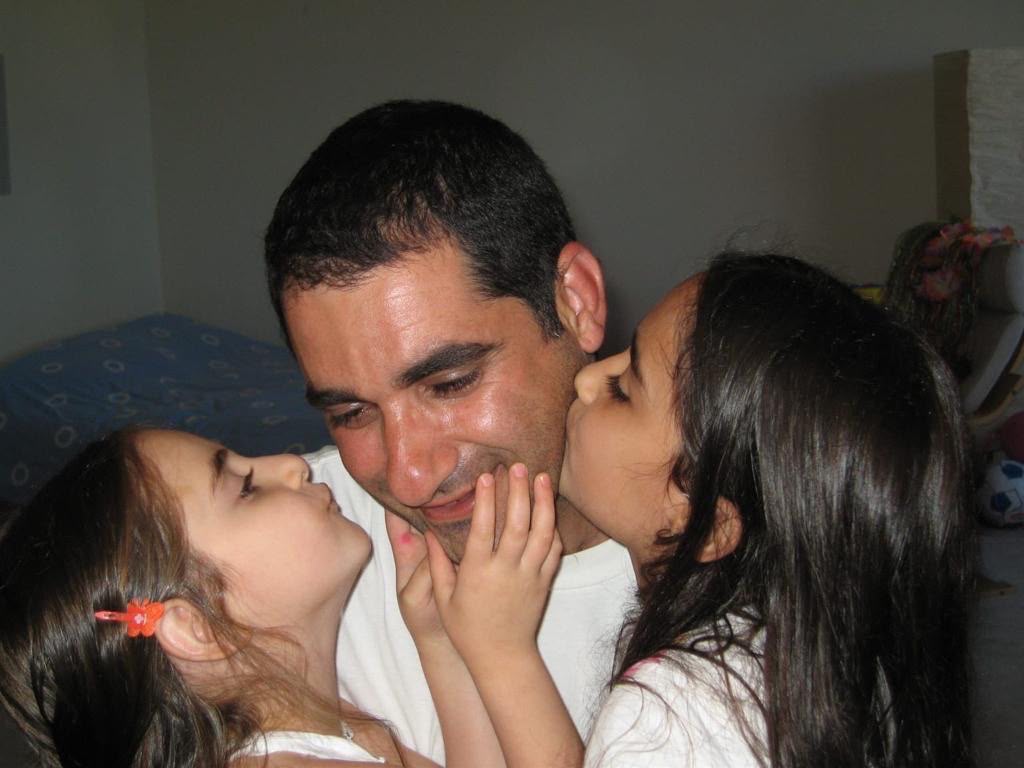 Sigal said it was her mission to continue the legacy of her daughters (pictured with their father when they were children) and to do good in the world