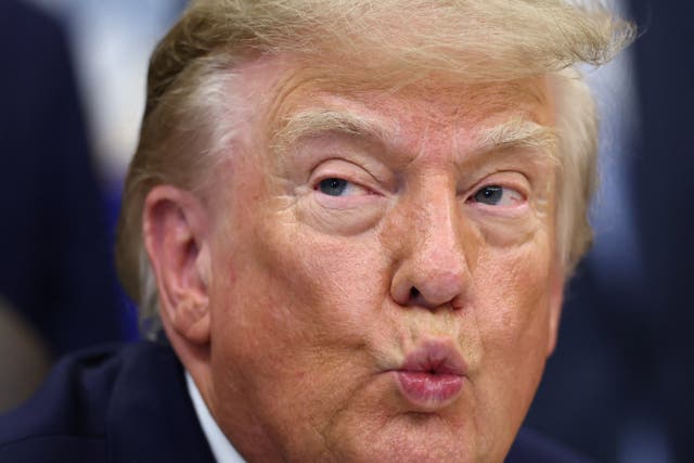 Donald Trump appeared frustrated and grew defensive under a series of straight-forward questions about the state of the US in an interview with TIME