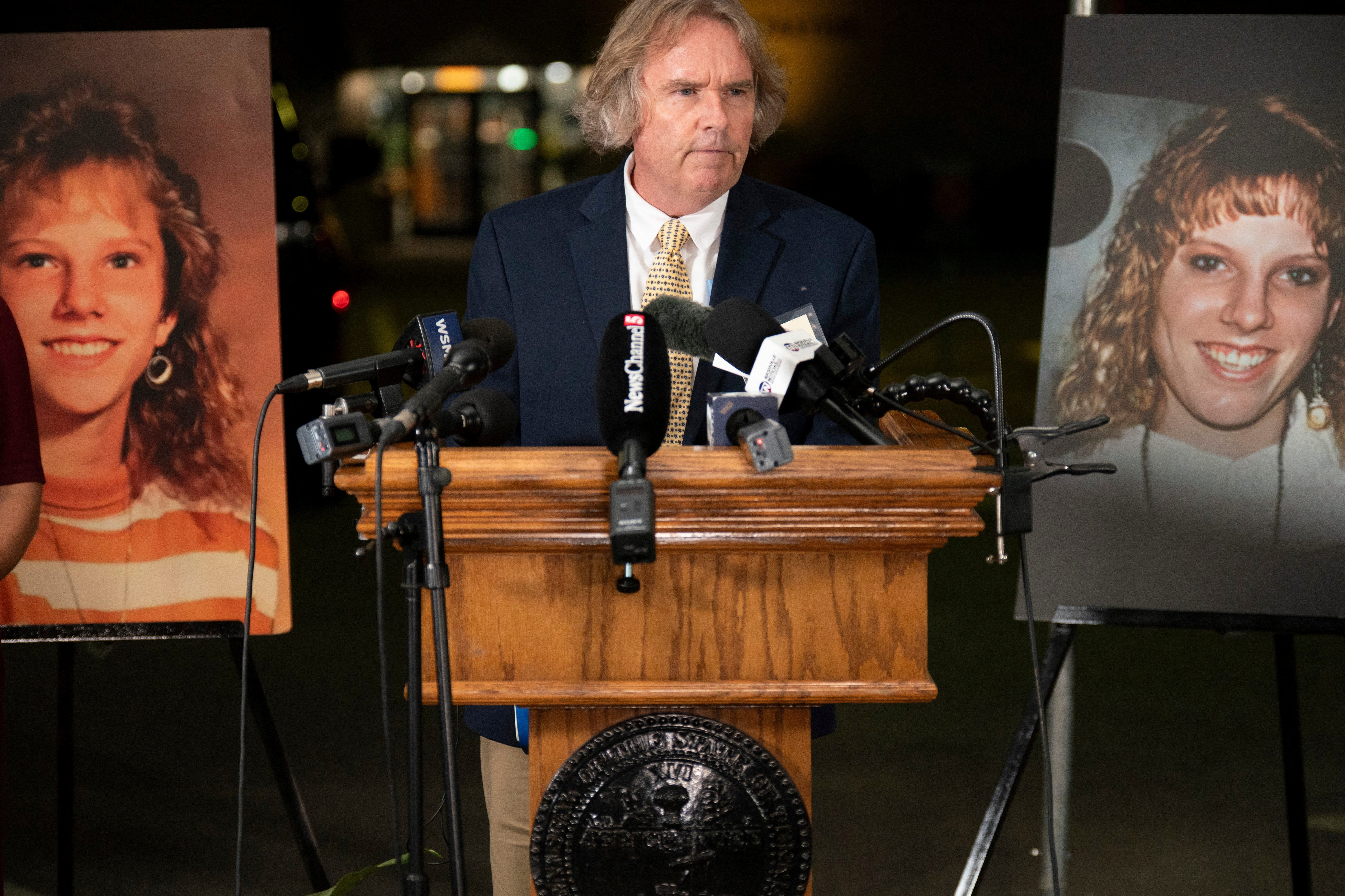 Witness John North with WBIR recounts the planned execution of Christa Pike at Riverbend Maximum Security Institution in Nashville, Sept. 30, 2026