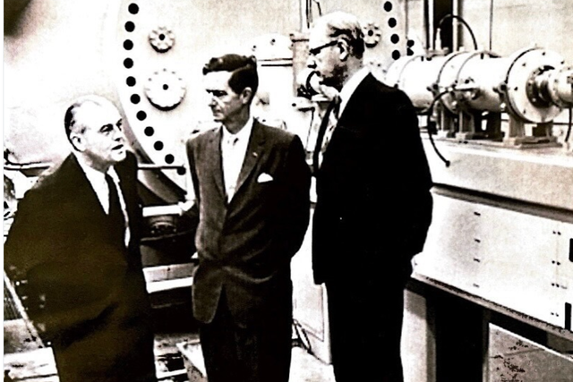 Trump posted a black-and-white photograph of his uncle on social media. ‘My Uncle, Dr. John Trump, at MIT (long before it was woke!)’ he said