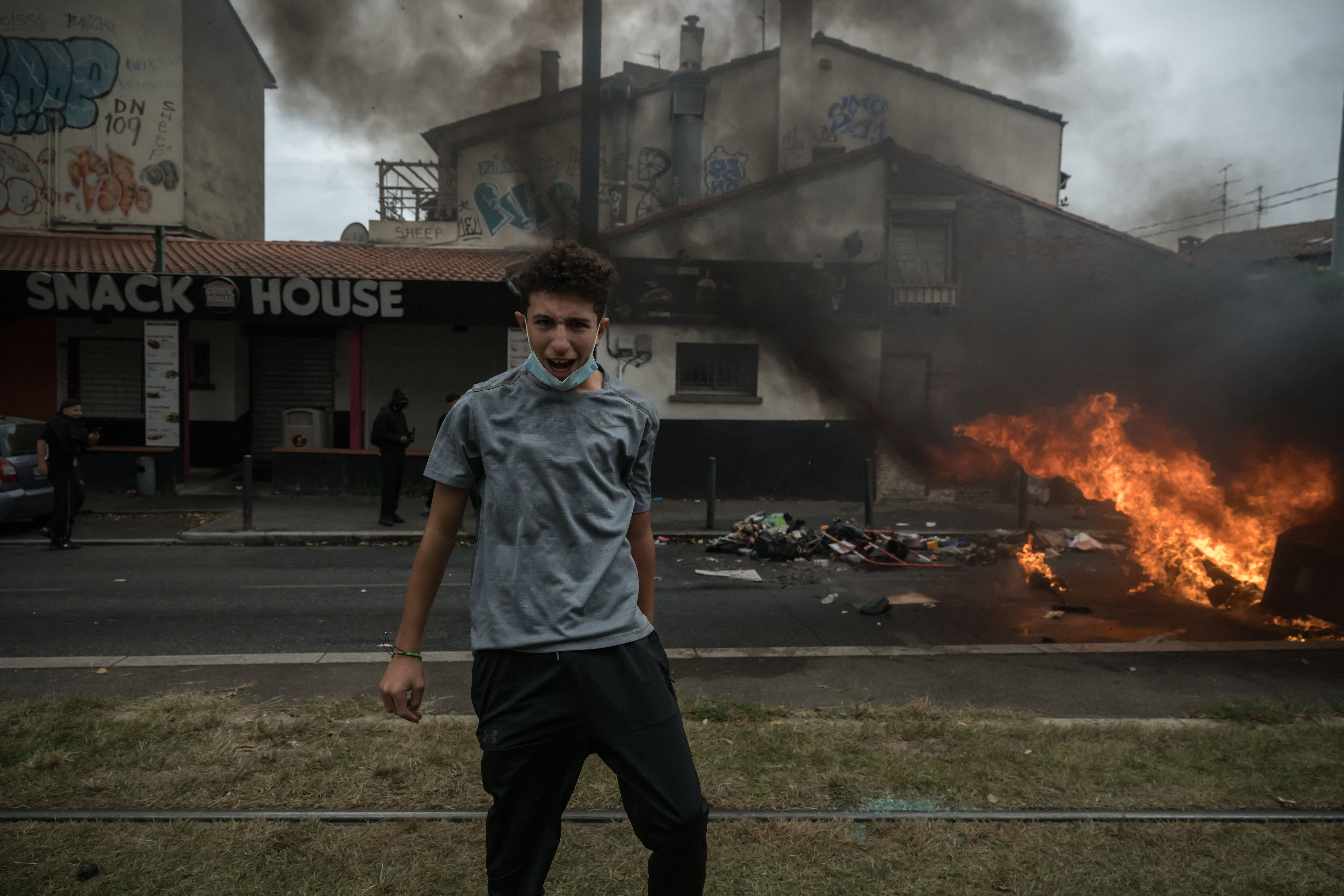 More than 600 young people have been arrested (AFP/Getty)