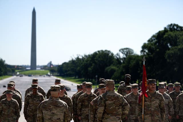 The Defense Department has spent nearly $50 million feeding National Guard members stationed in Washington, according to a new report
