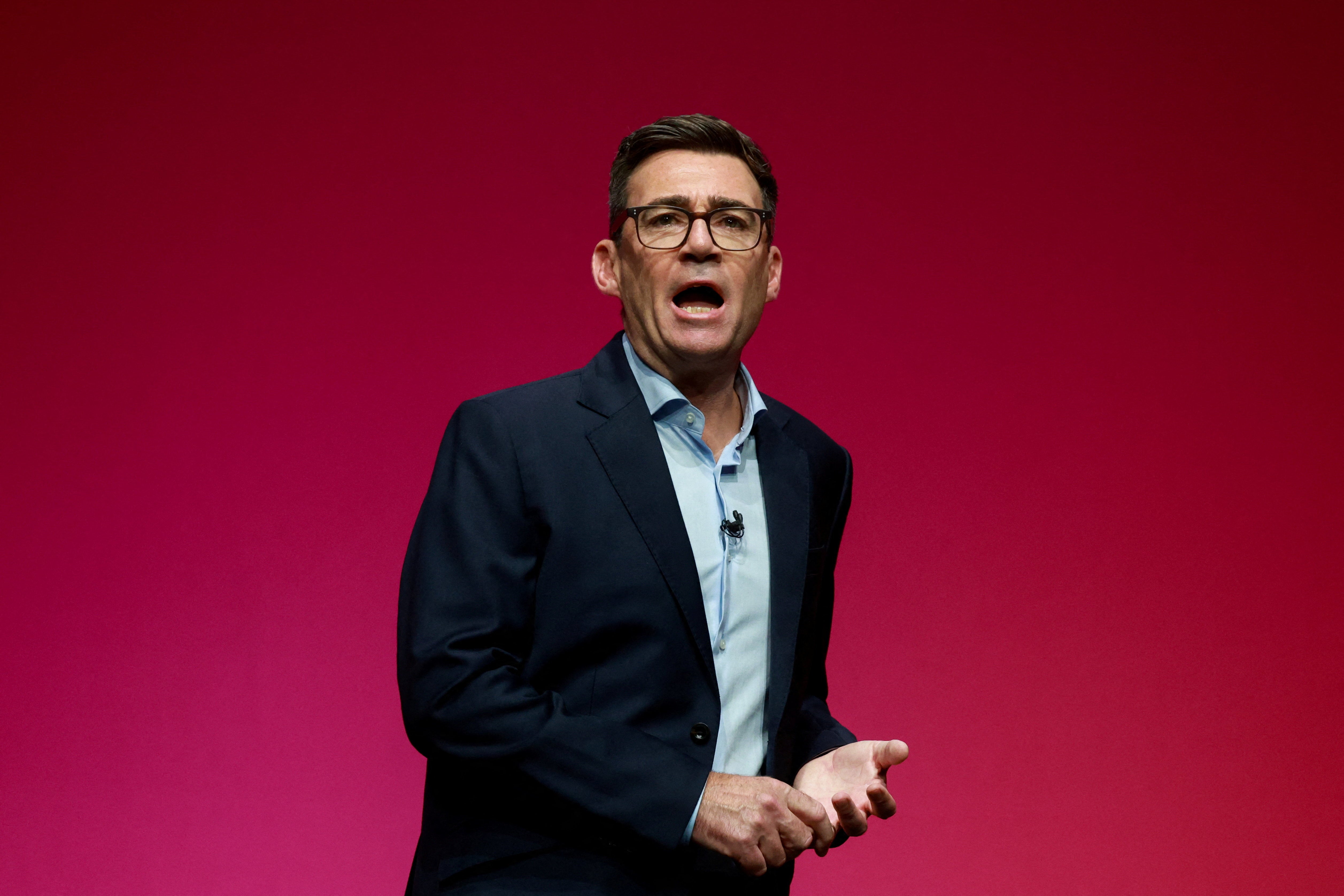 Andy Burnham spoke out on the Man City verdict on Wednesday (Reuters)
