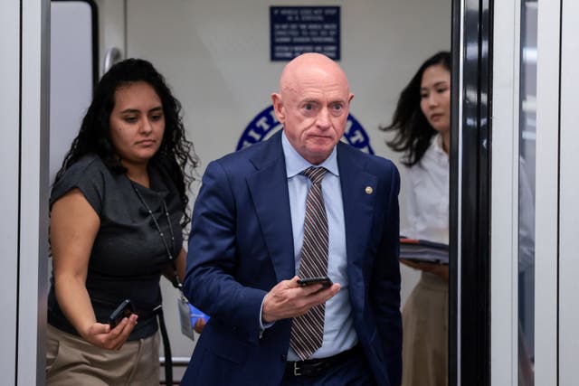 Sen. Mark Kelly (D-Ariz.) said Trump was not being serious about AI oversight