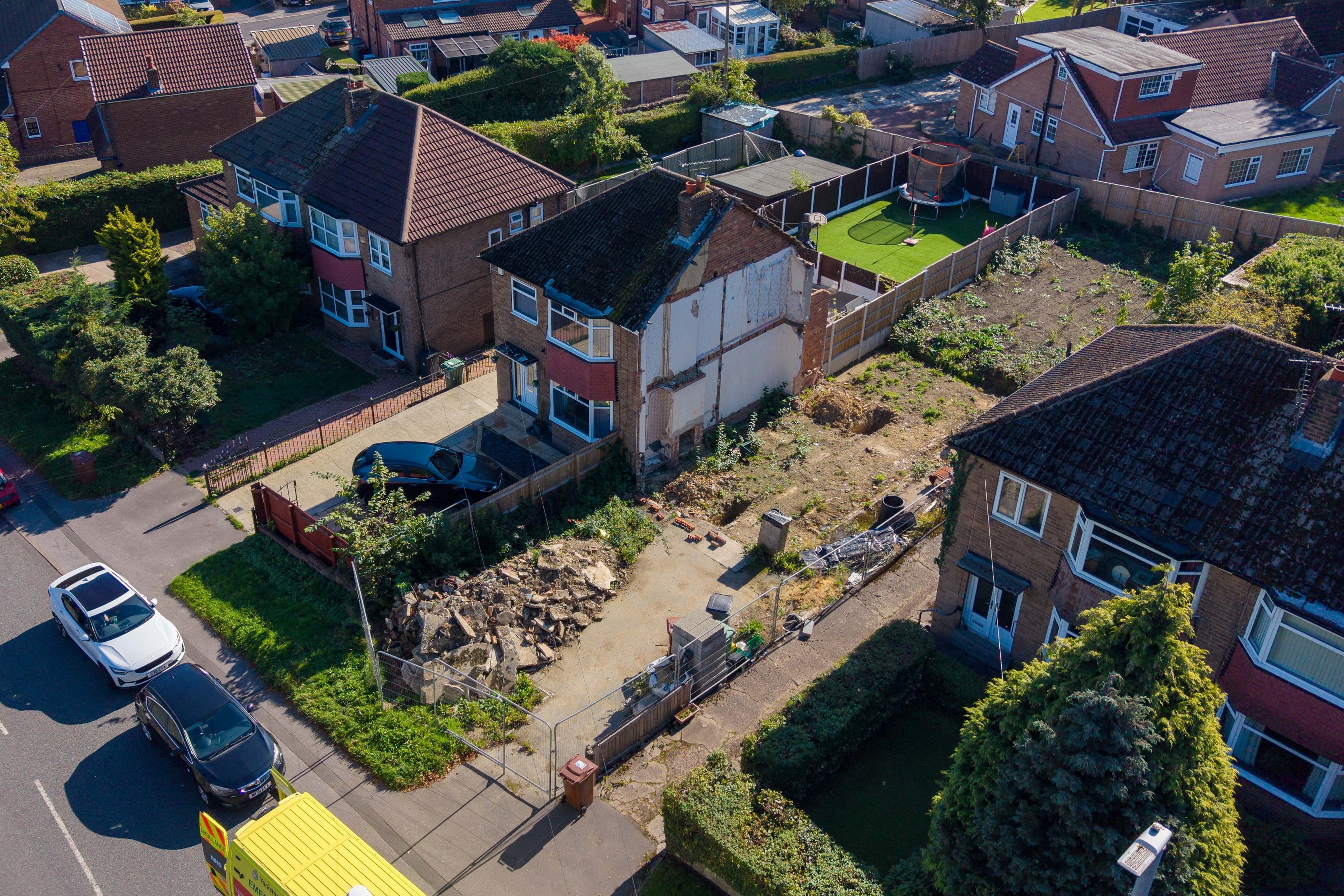 In July 2023 Mr Rhodes applied to the council to erect a new five-bedroom ‘mansion’, but it was refused (SWNS)