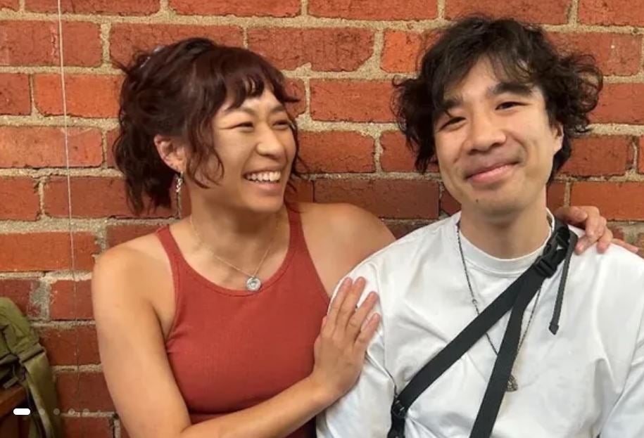 Jordan Yap with his partner Anita