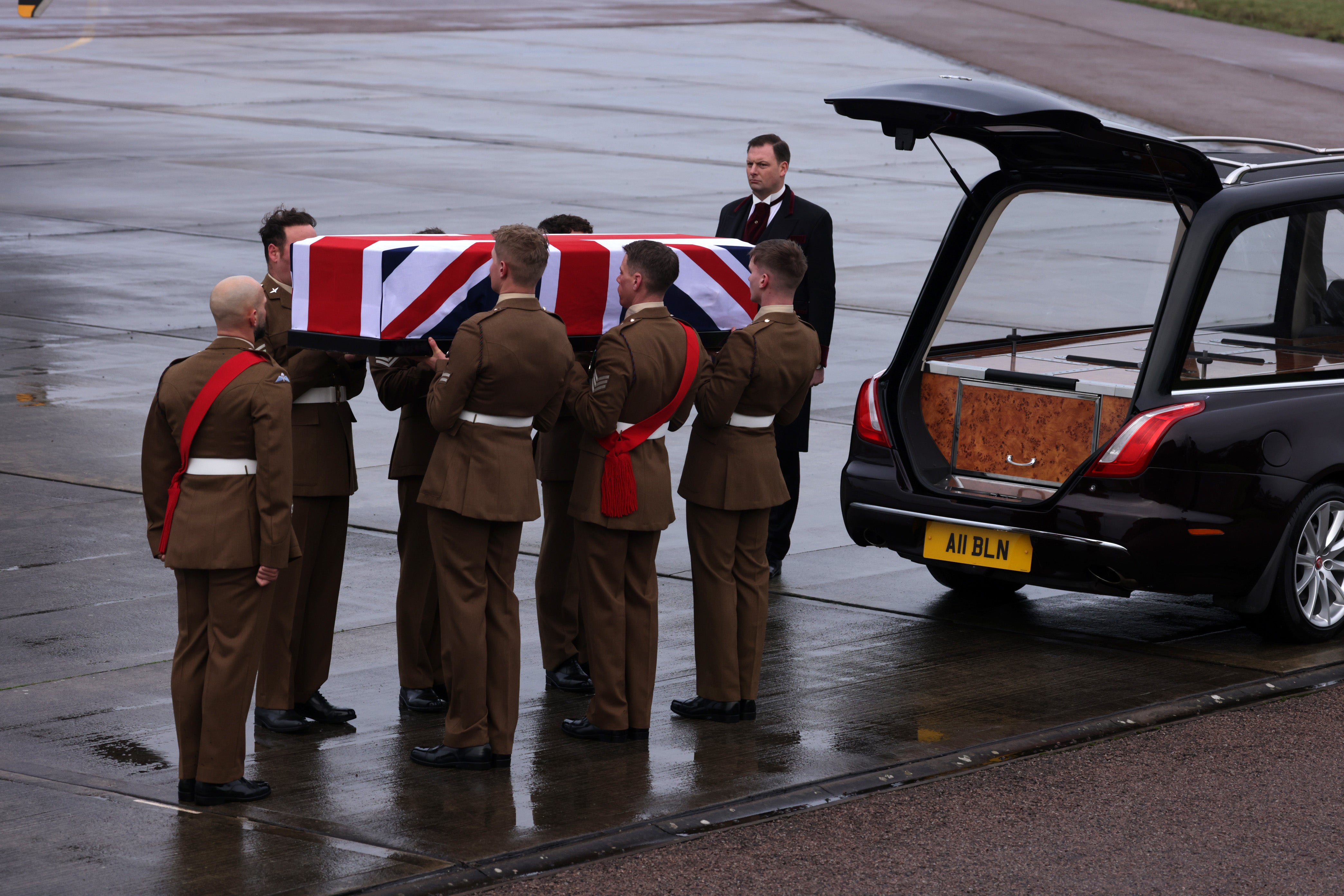 Lance Corporal Hooley, 28, died in a 'tragic accident' 9 on December while observing Ukrainian forces testing a new defensive capability