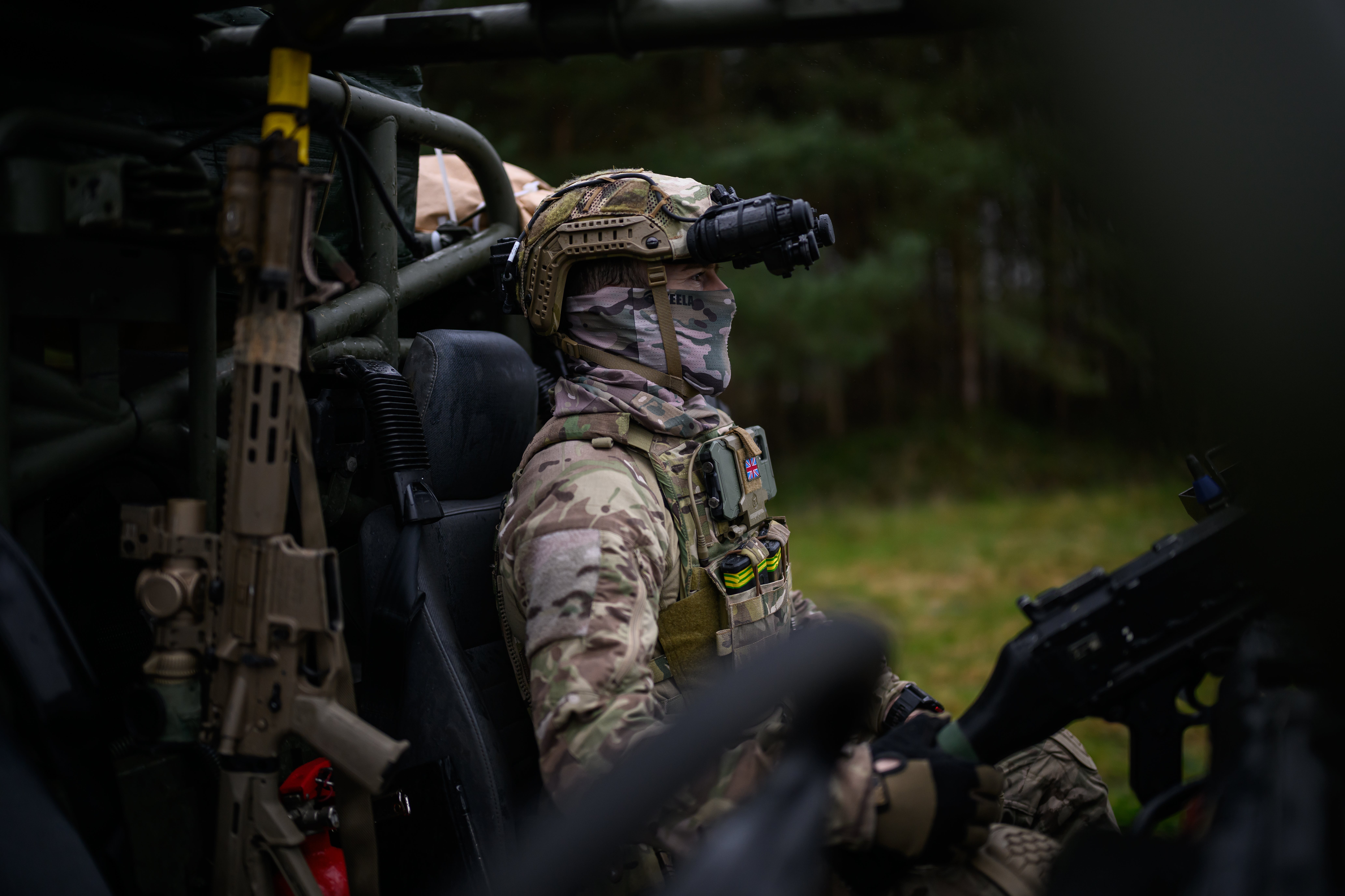 UK forces joined allies from the Joint Expeditionary Force (JEF) in Exercise Lion Protector 26 with training spanning the North Atlantic, High North, and Baltic Sea (Getty)