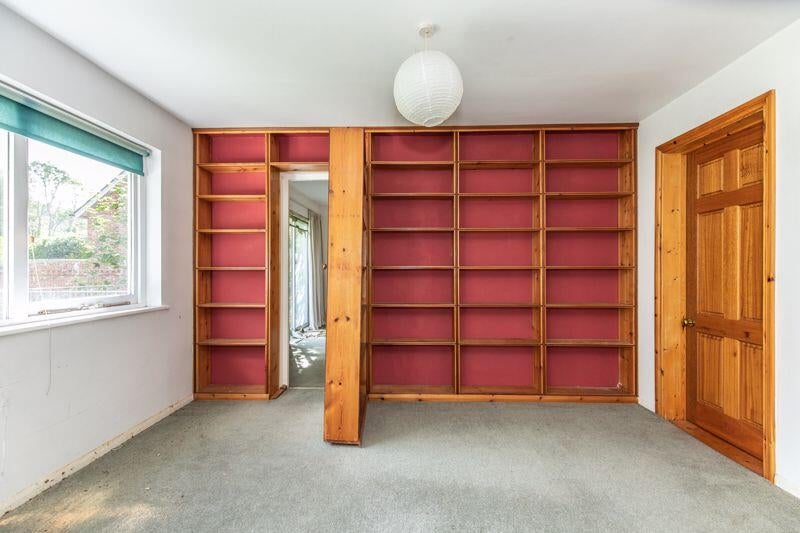 The house has a “mysterious secret door” hidden behind a bookcase