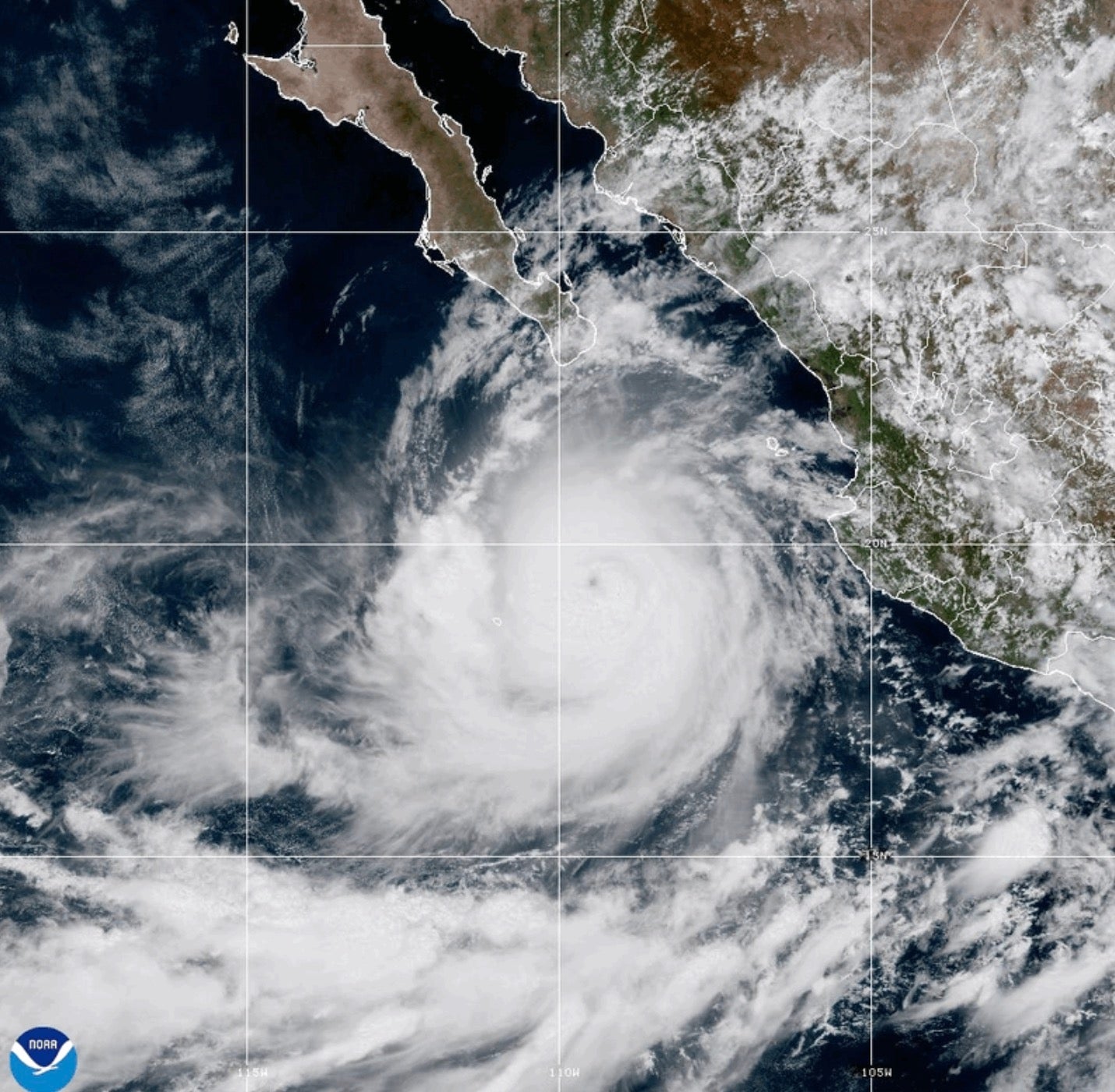 Hurricane Rachel intensifies to Category 3 off Mexico coast as US hit by flooding