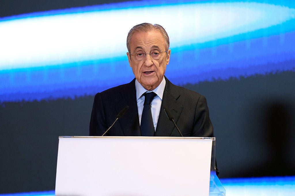 Florentino Perez said in May that he was gathering evidence for the case to submit to Uefa (Getty Images)