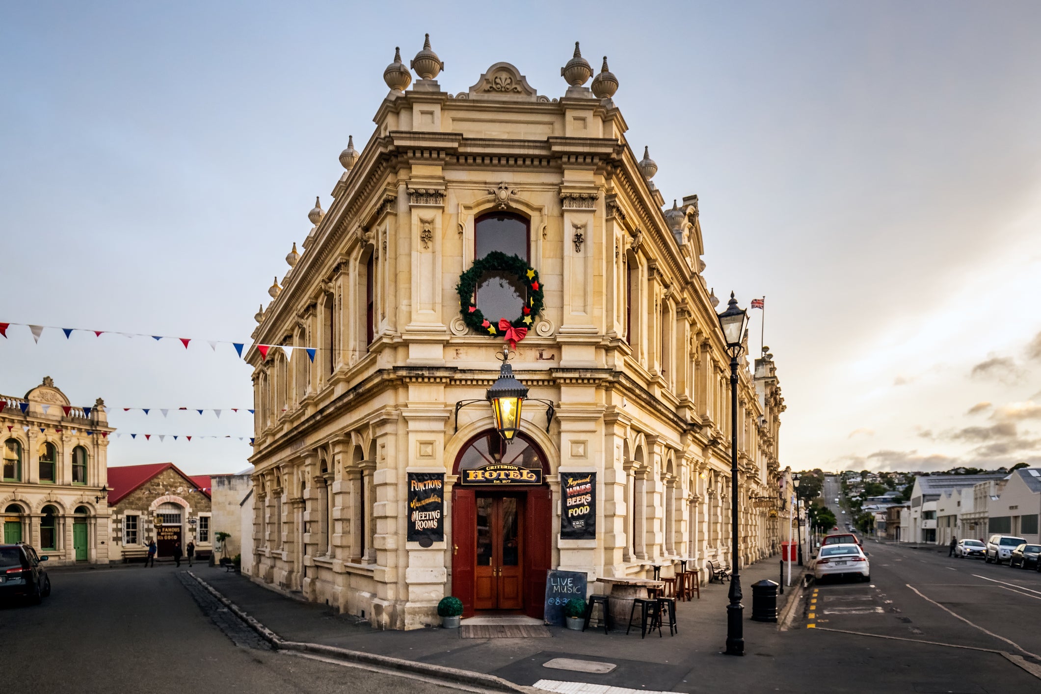 Ōamaru’s whitestone Victorian architecture