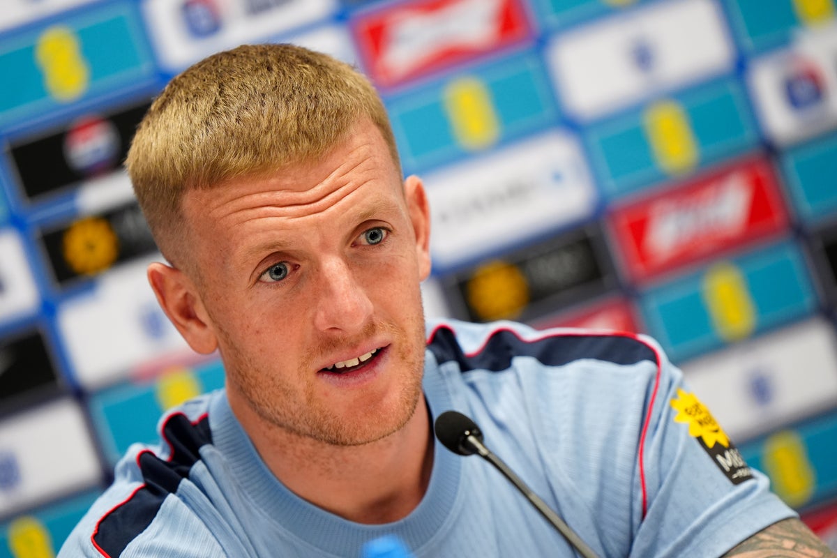 Jordan Pickford defiant amid threat to England No 1 spot: ‘I’m only getting better’