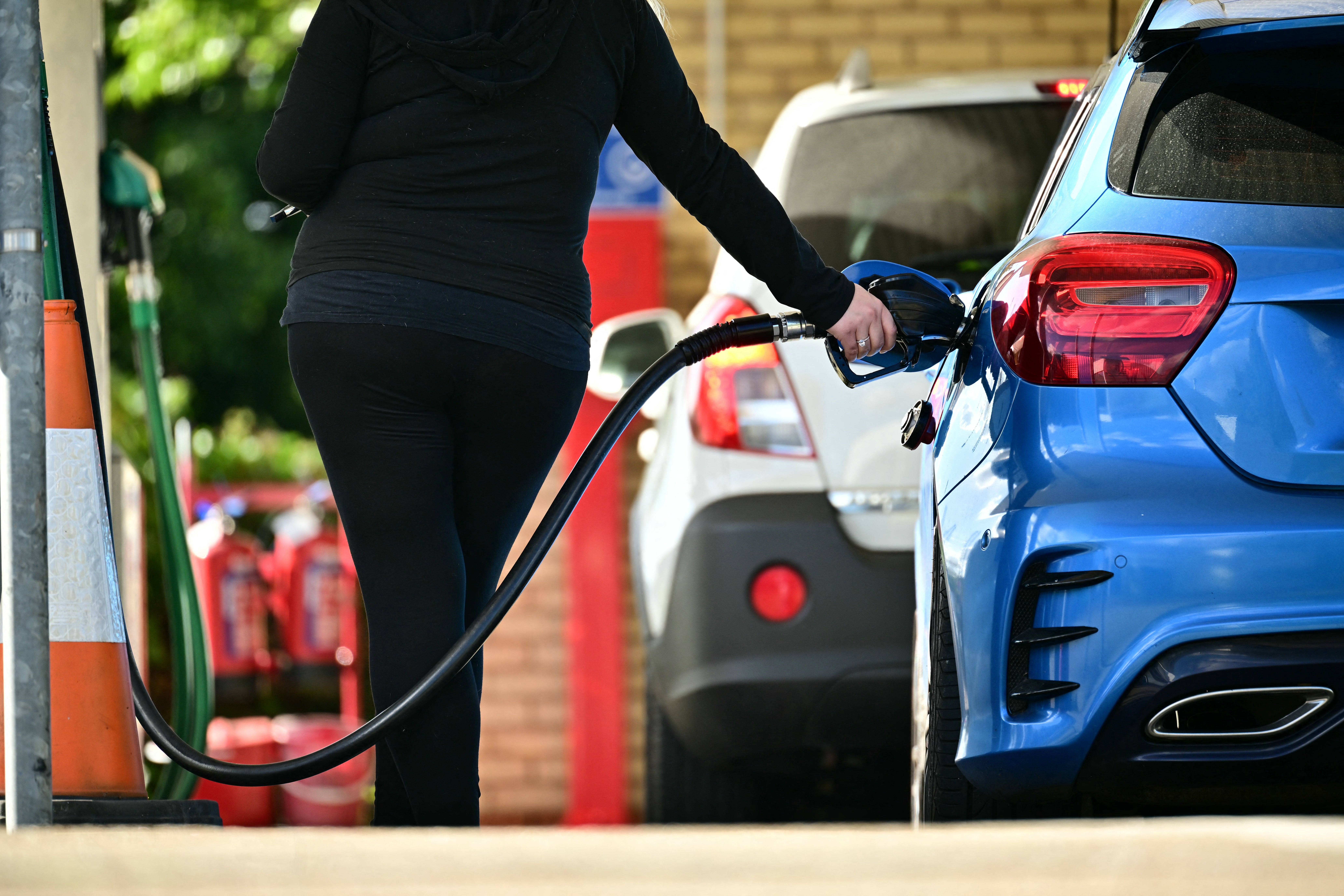 Average UK diesel prices have topped £2 a litre for the first time (AFP/Getty)