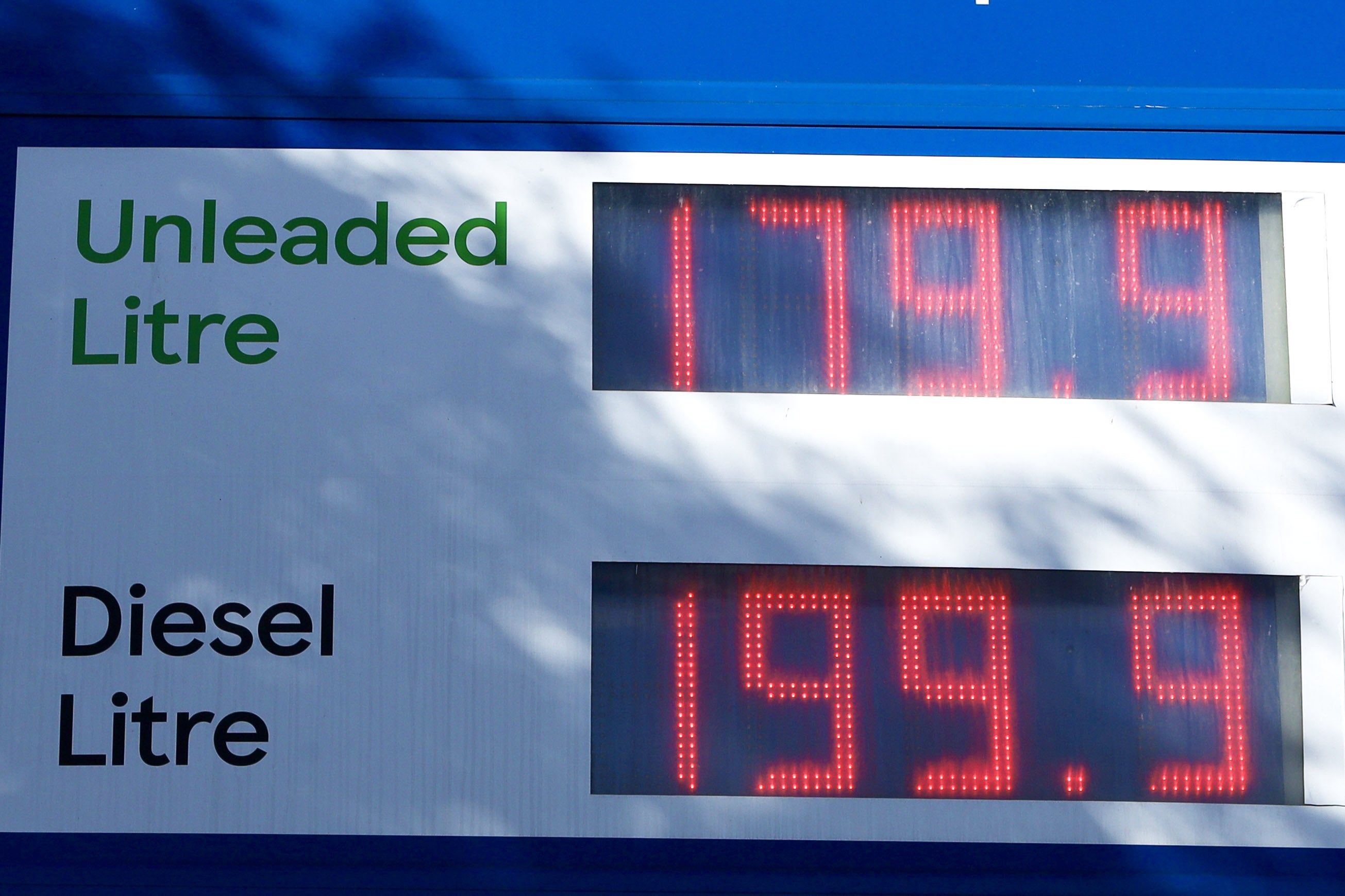 Average diesel prices at the pump broke the £2 per litre mark for the first time on Friday (Will Meakin-Durrant/PA)