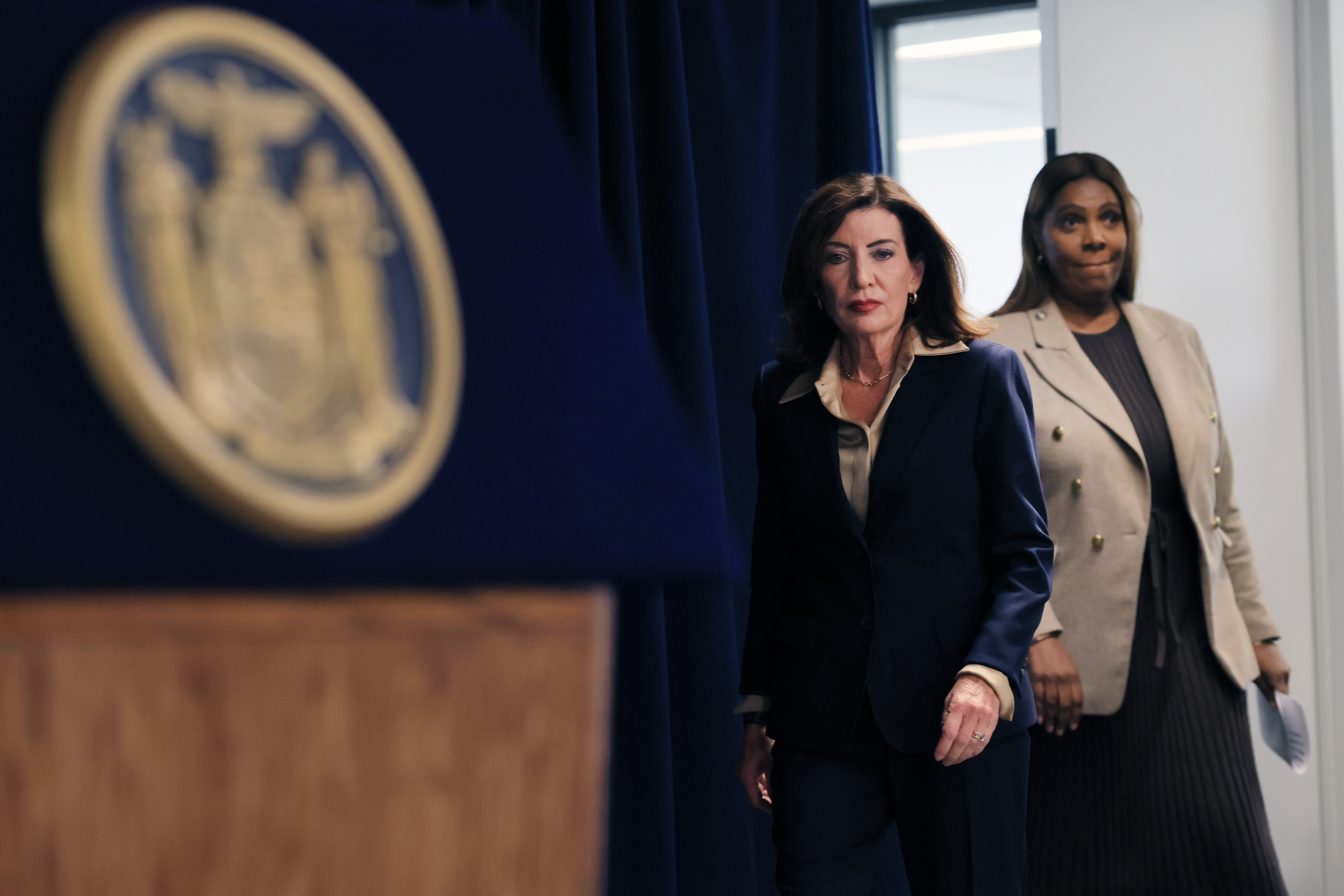 New York Gov. Kathy Hochul signed an executive order Thursday, handing control of a Cornell University fraternity sexual assault investigation to Attorney General Letitia James