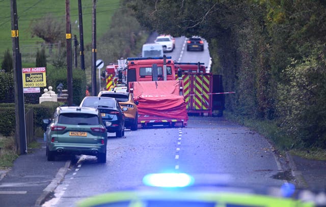 Ballygowan Road remains closed