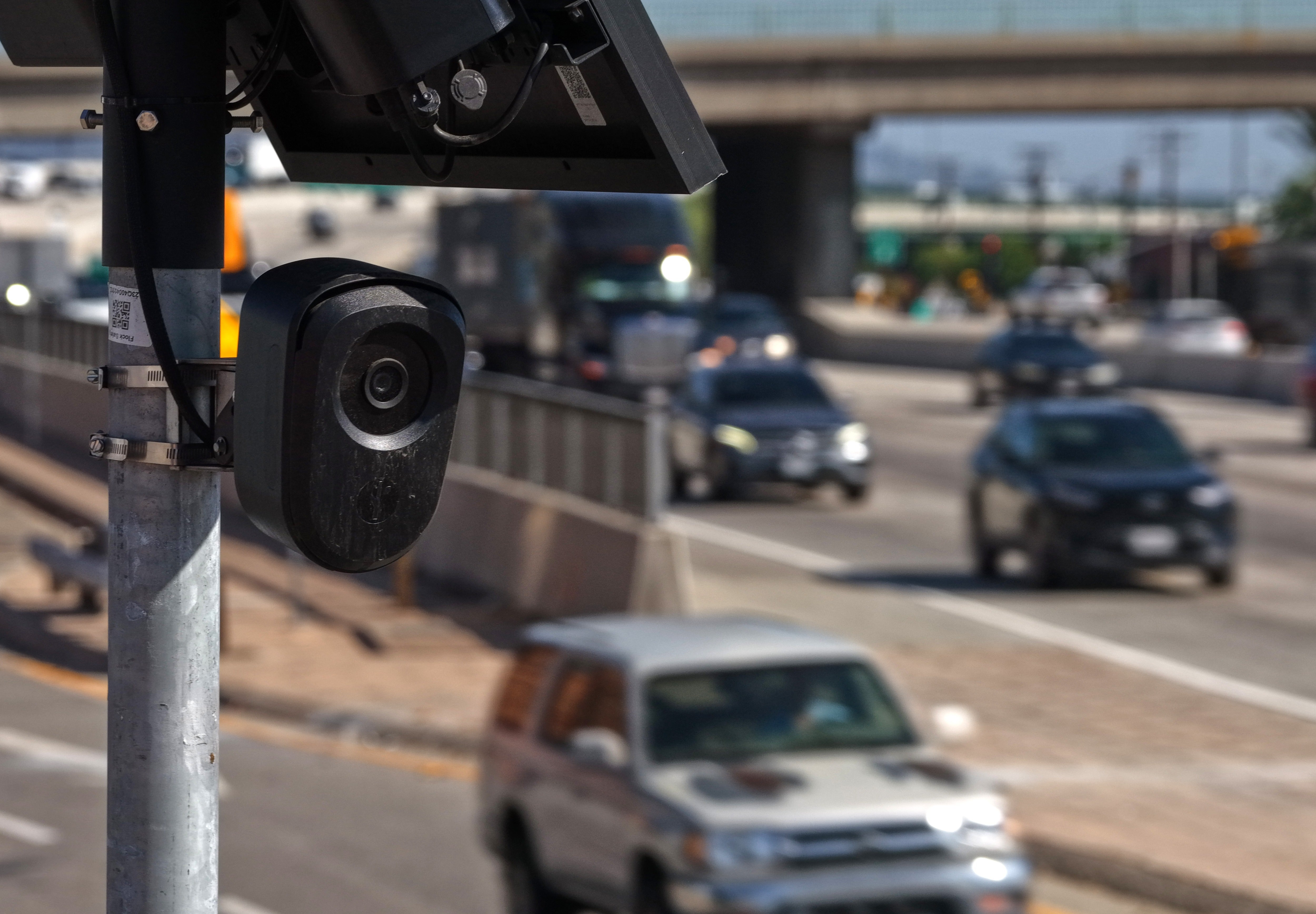 The Ban Flock Act would prohibit federal agencies from using the license-plate readers and block federal funding to state and local governments that use the technology (Getty Images)