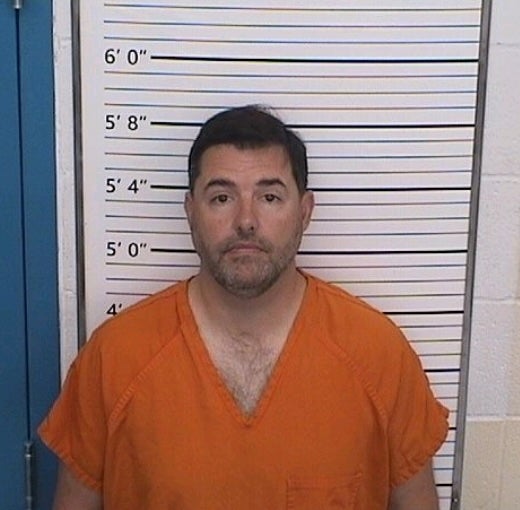 San Francisco 49ers owner Jed York seen in a police booking photo after his arrest on August 23, 2026 in Libson, Ohio