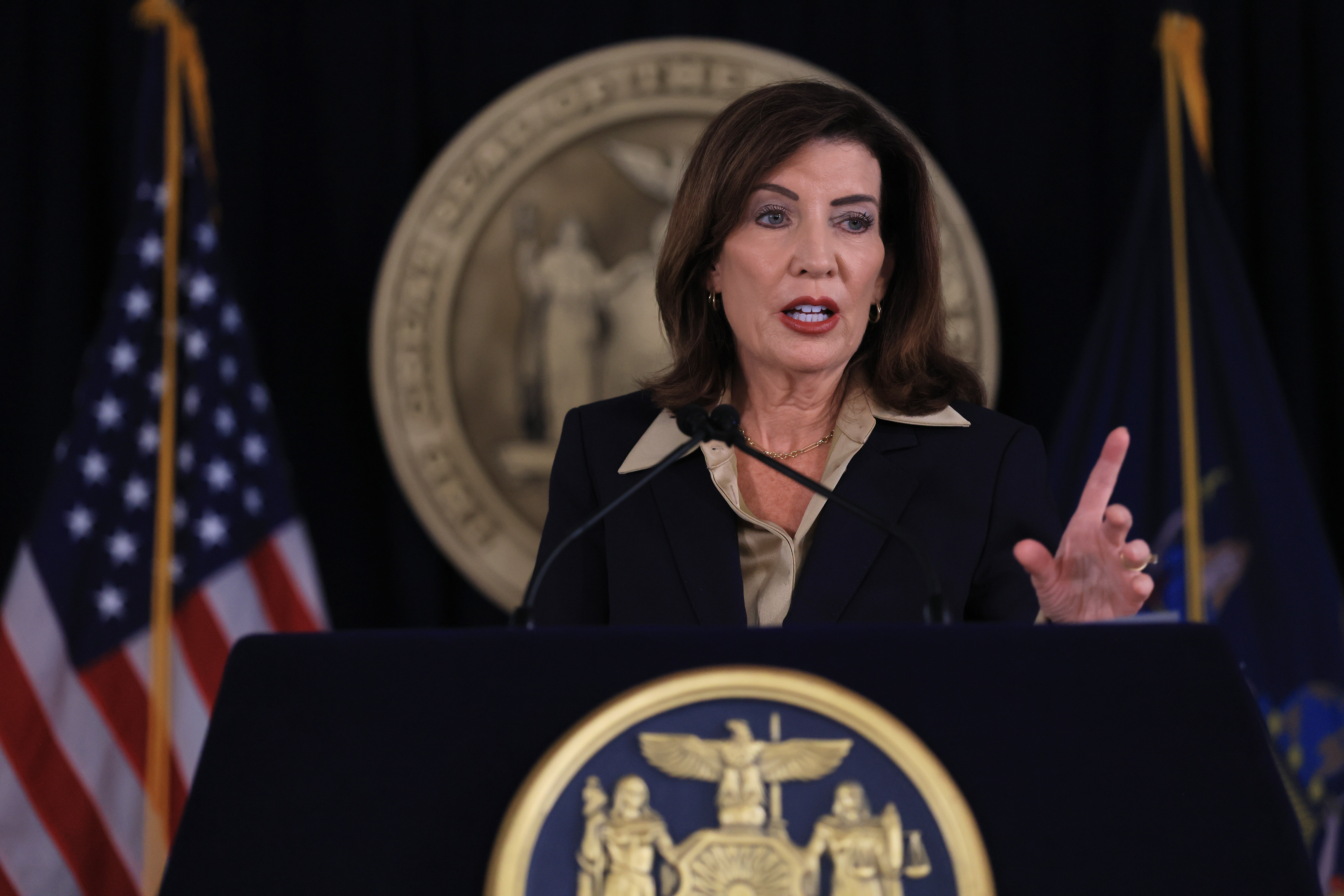 New York's governor, Kathy Hochul, announced the appointment of a special prosecutor to investigate the Cornell rape case on Friday (Getty)