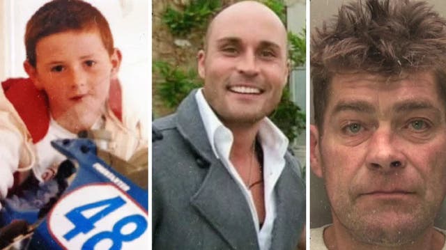 Anthony Binfield (left), David Richards (centre) and Rolandas Karbauskas died at the prison in March 2023