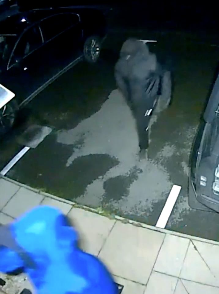 In a statement issued late last month alongside CCTV of the attackers entering the property, Crimestoppers said the offenders left the area in a car believed to be a black BMW X3.