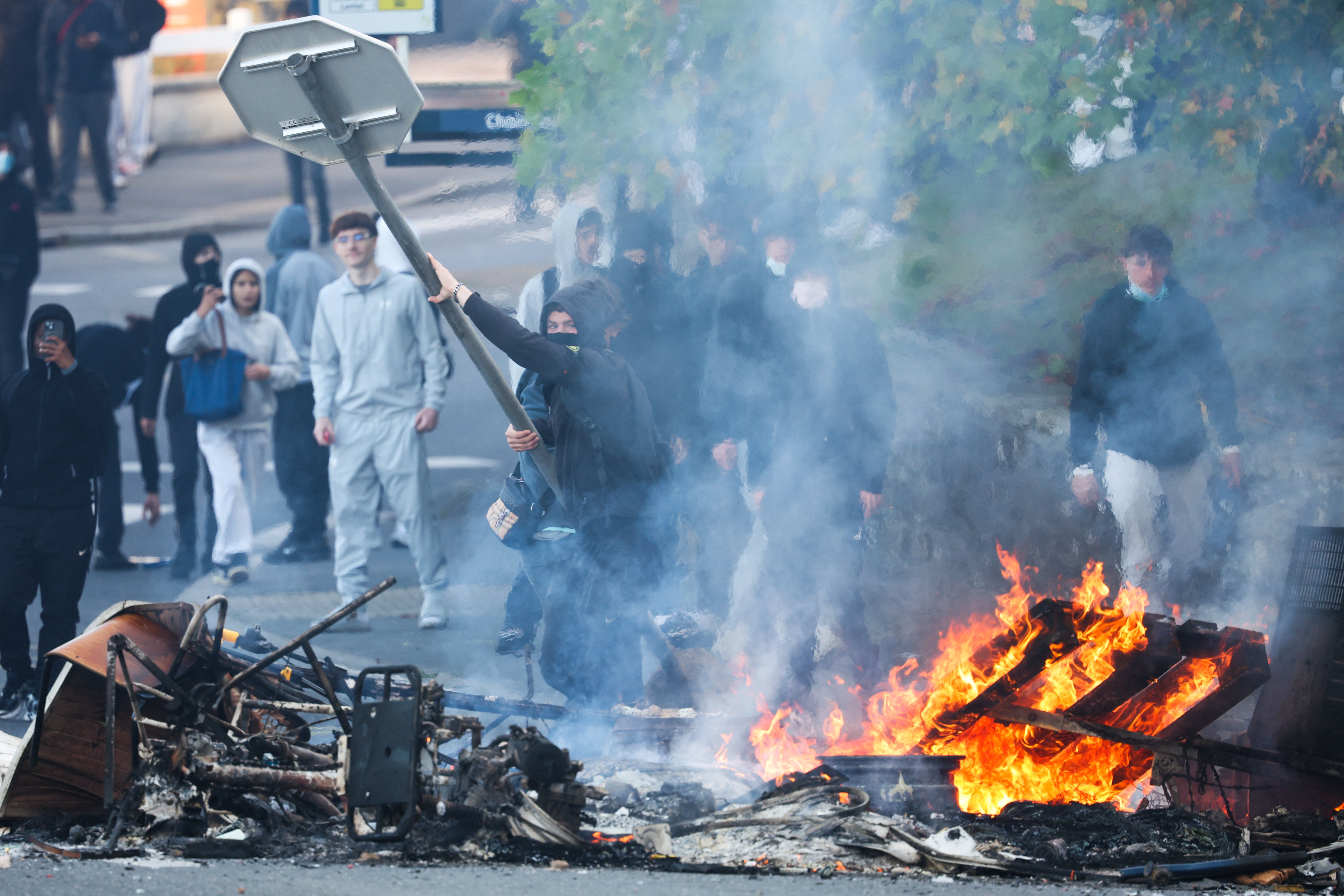 Demonstrations about school standards soon turned violent and have spread across the country
