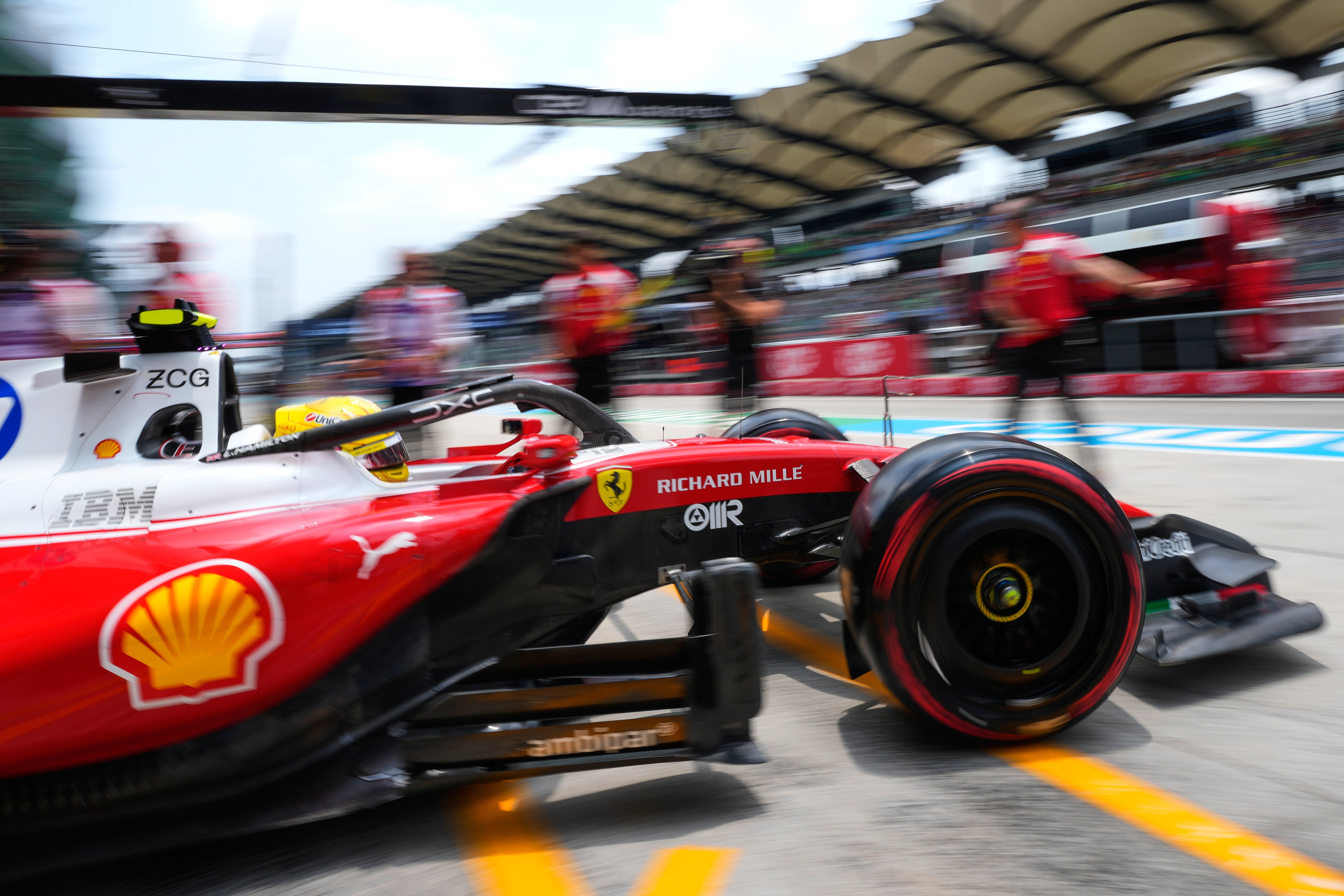 Hamilton claimed his first front row start since June
