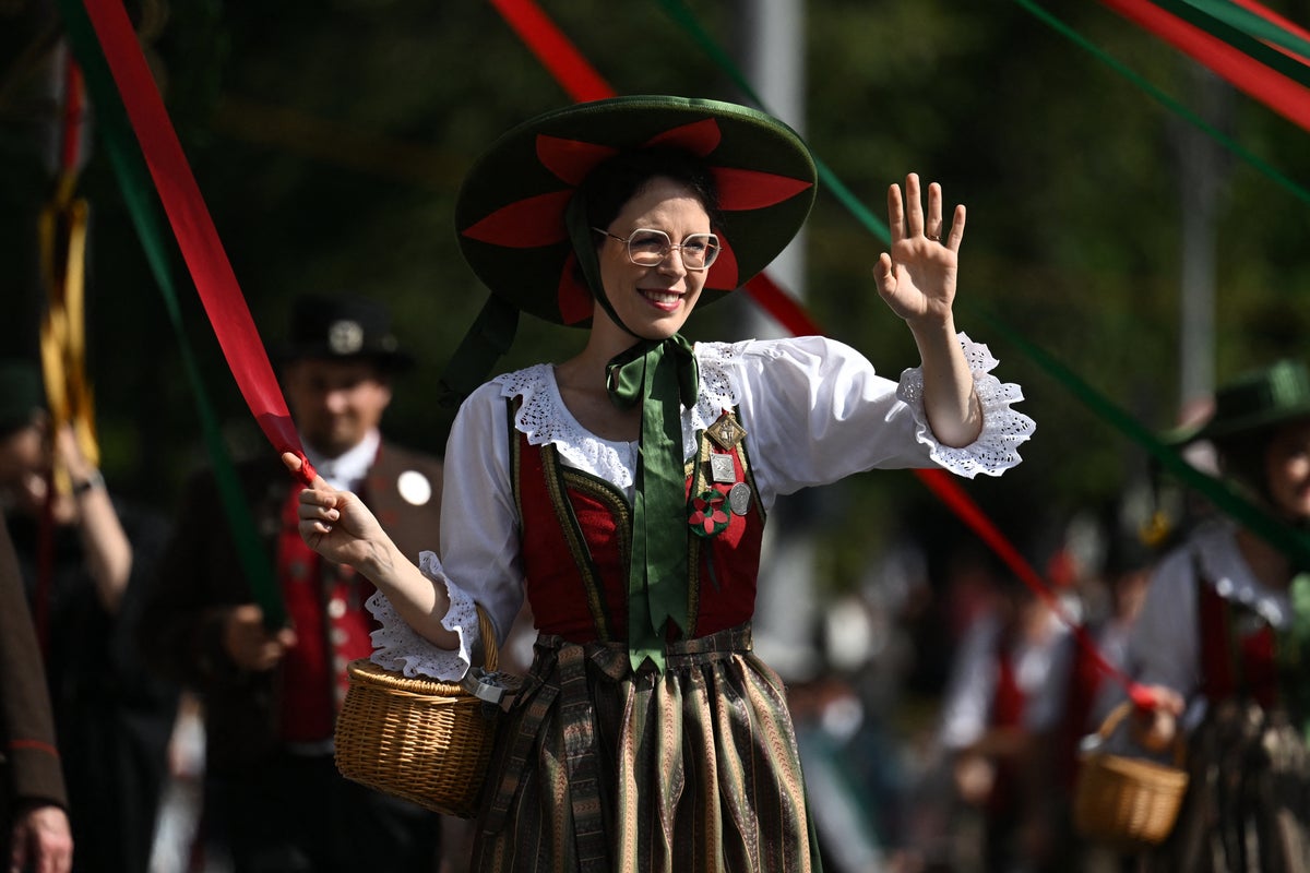 Oktoberfest women offered free shorts to guard against upskirting videos