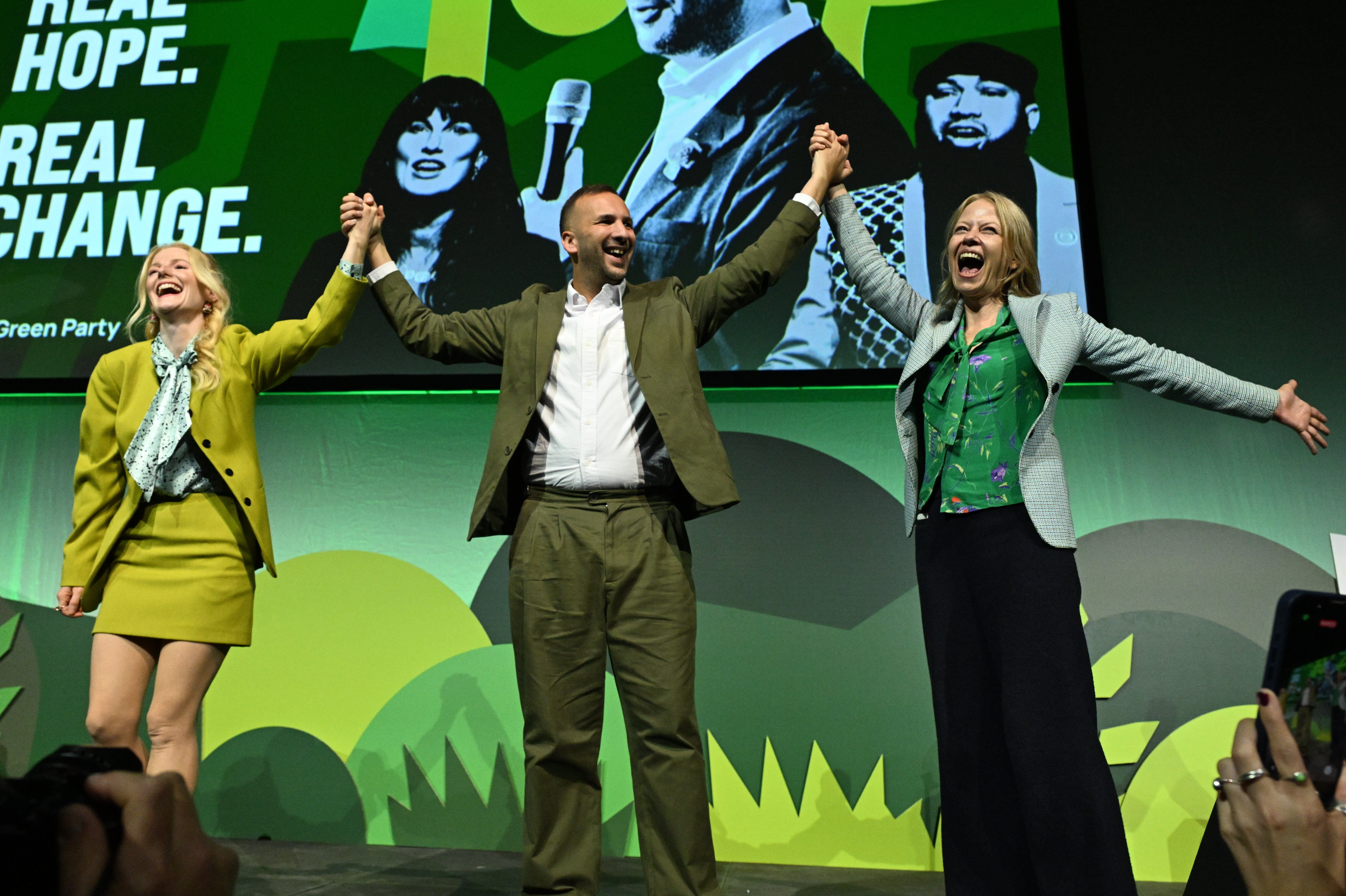 The Greens conference is taking place in Brighton (Will Colebourne/PA)