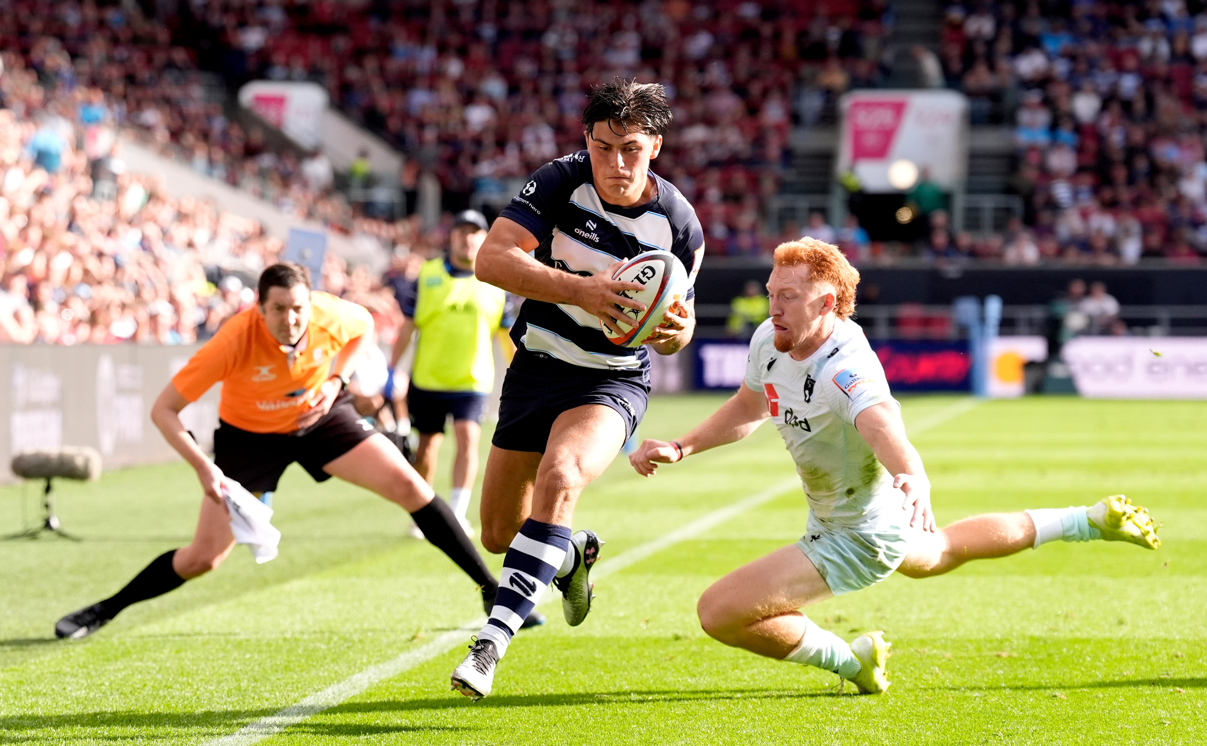 Bristol Bears' Louis Rees-Zammit scored twice