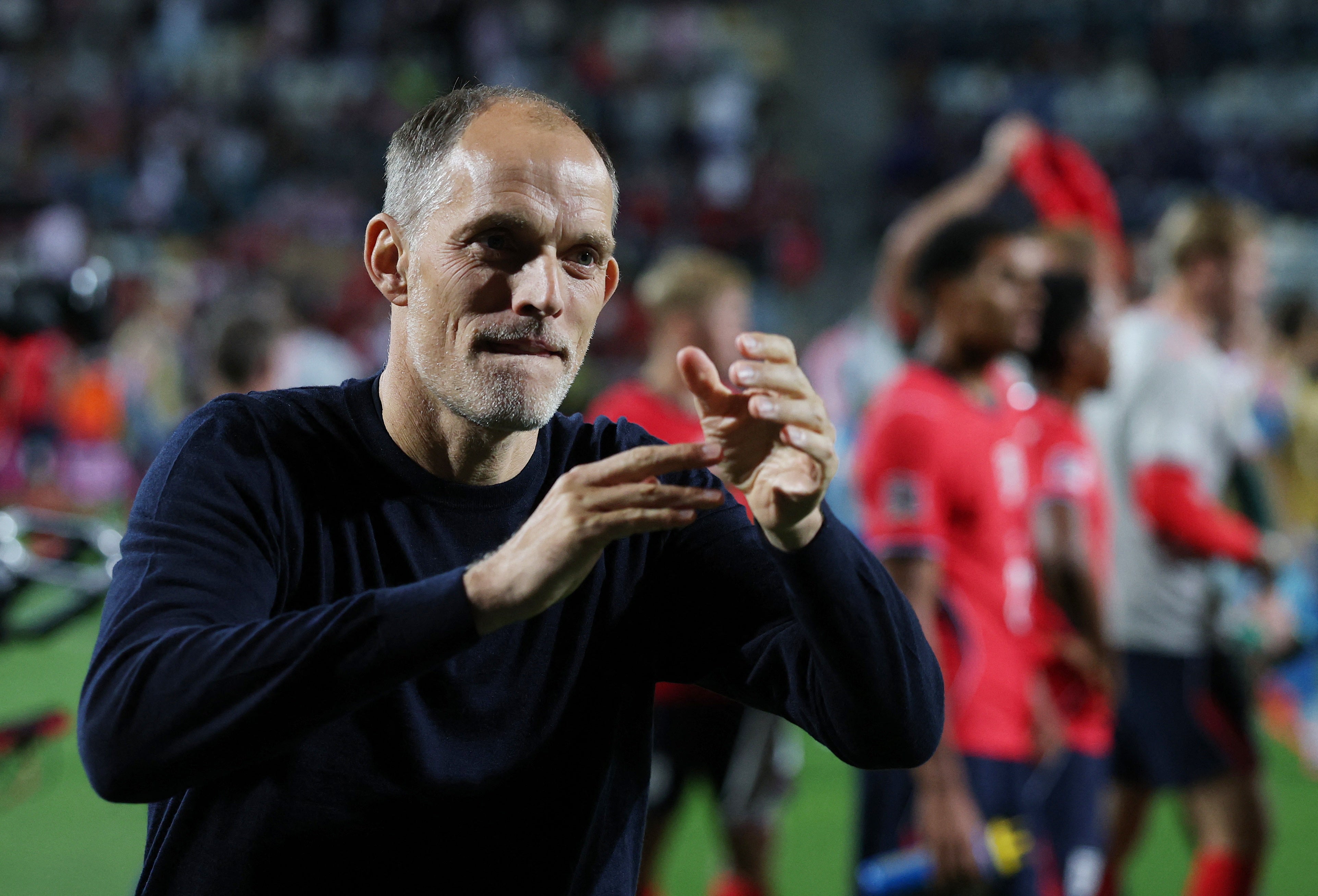 Thomas Tuchel's side hit seven in Rijeka to take a huge step towards Nations League qualification (Reuters)