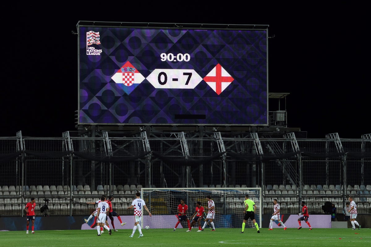 England put seven past shambolic Croatia to show secret to success under ...
