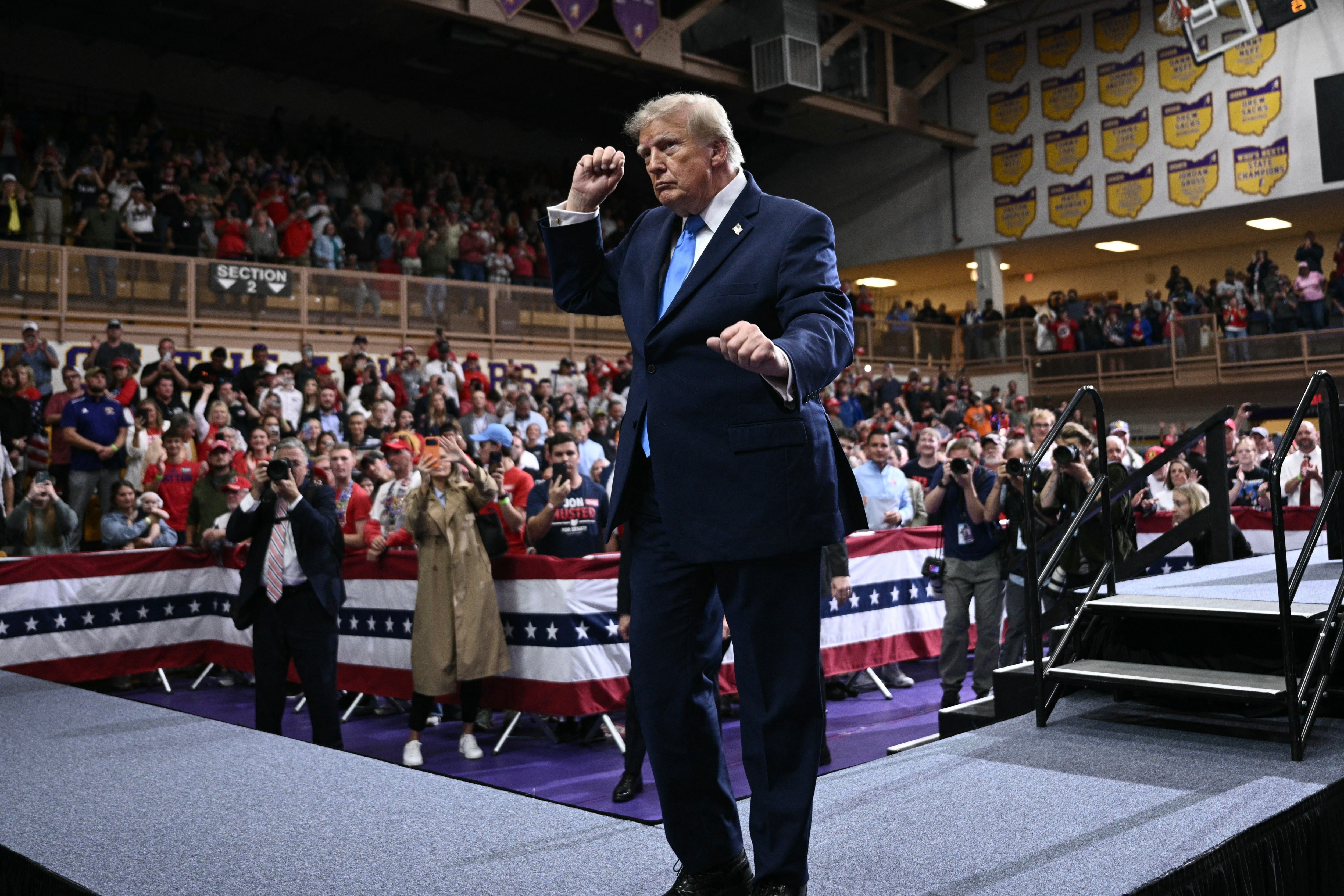 Donald Trump held a rally in Ohio Saturday, where he promised that if the crowd showed up to vote, Republicans would win in the midterms