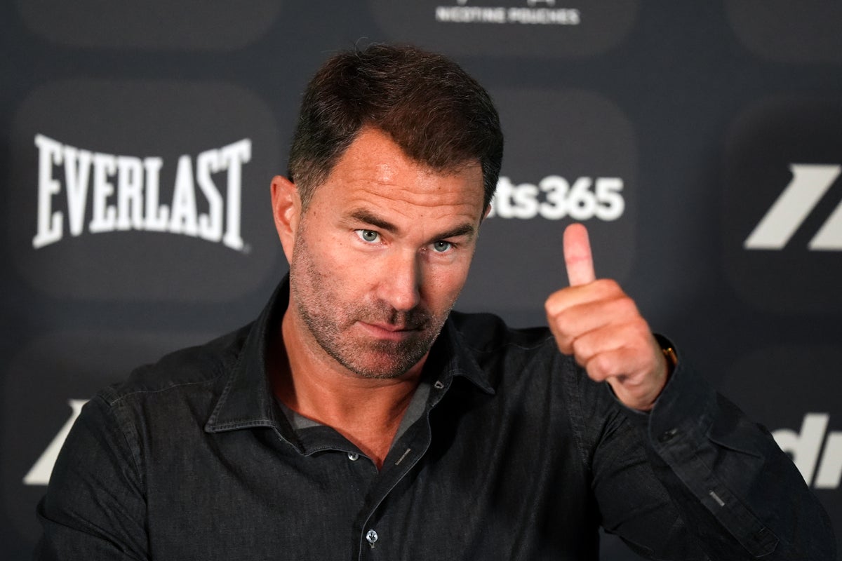Eddie Hearn says Dana White ‘completely cooked’ as Fury v Joshua promoter row rumbles on
