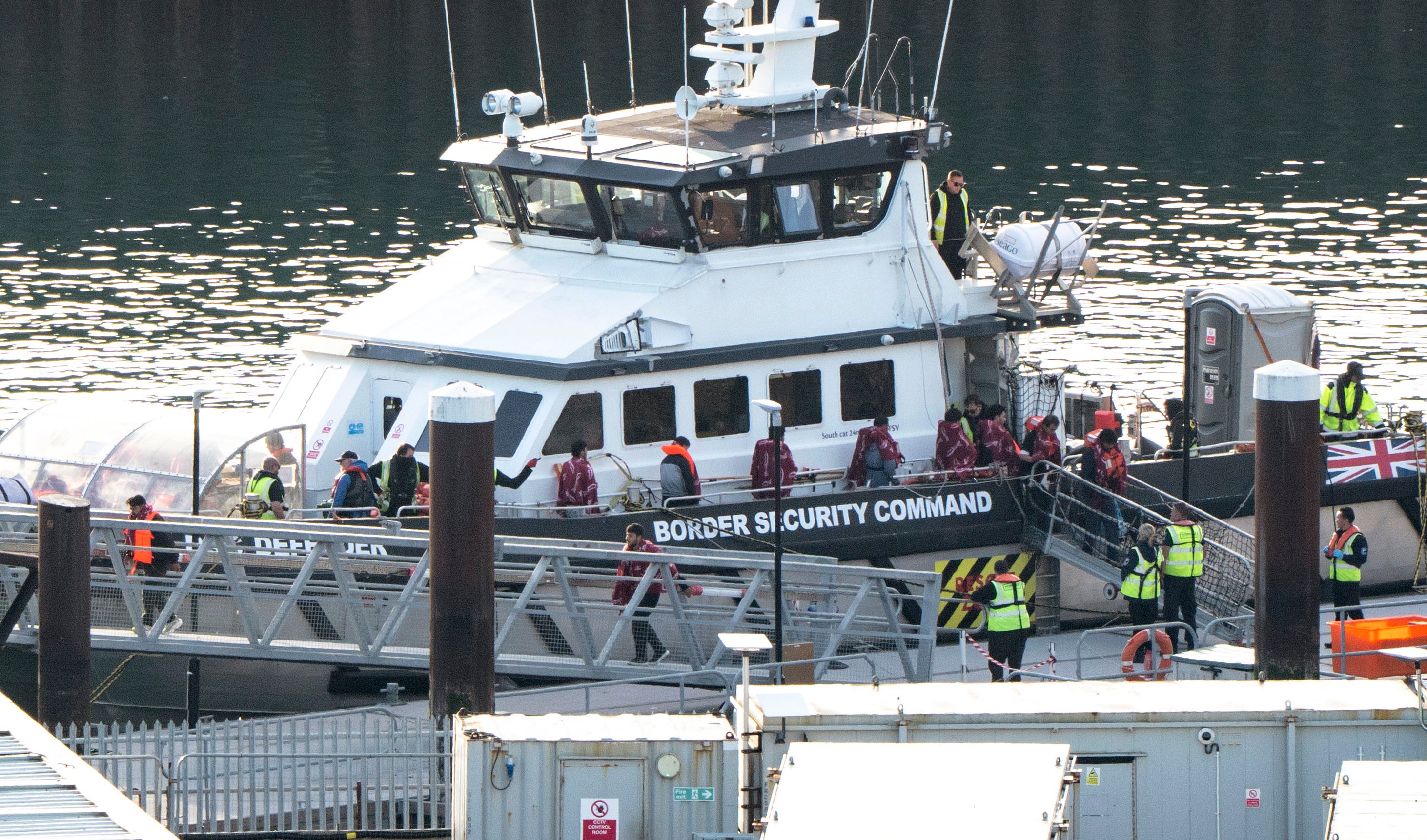 UK authorities prepare as migrant dinghy heads for south coast from Normandy