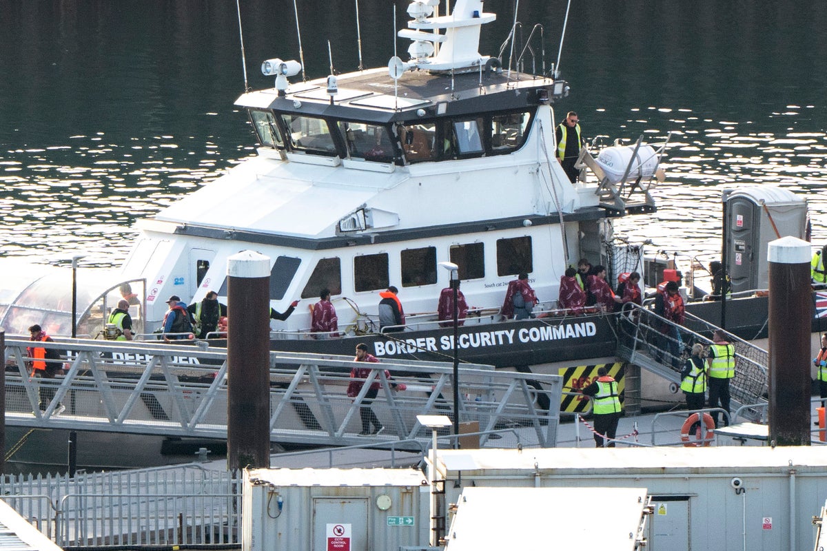 UK authorities prepare as migrant dinghy heads for south coast from Normandy
