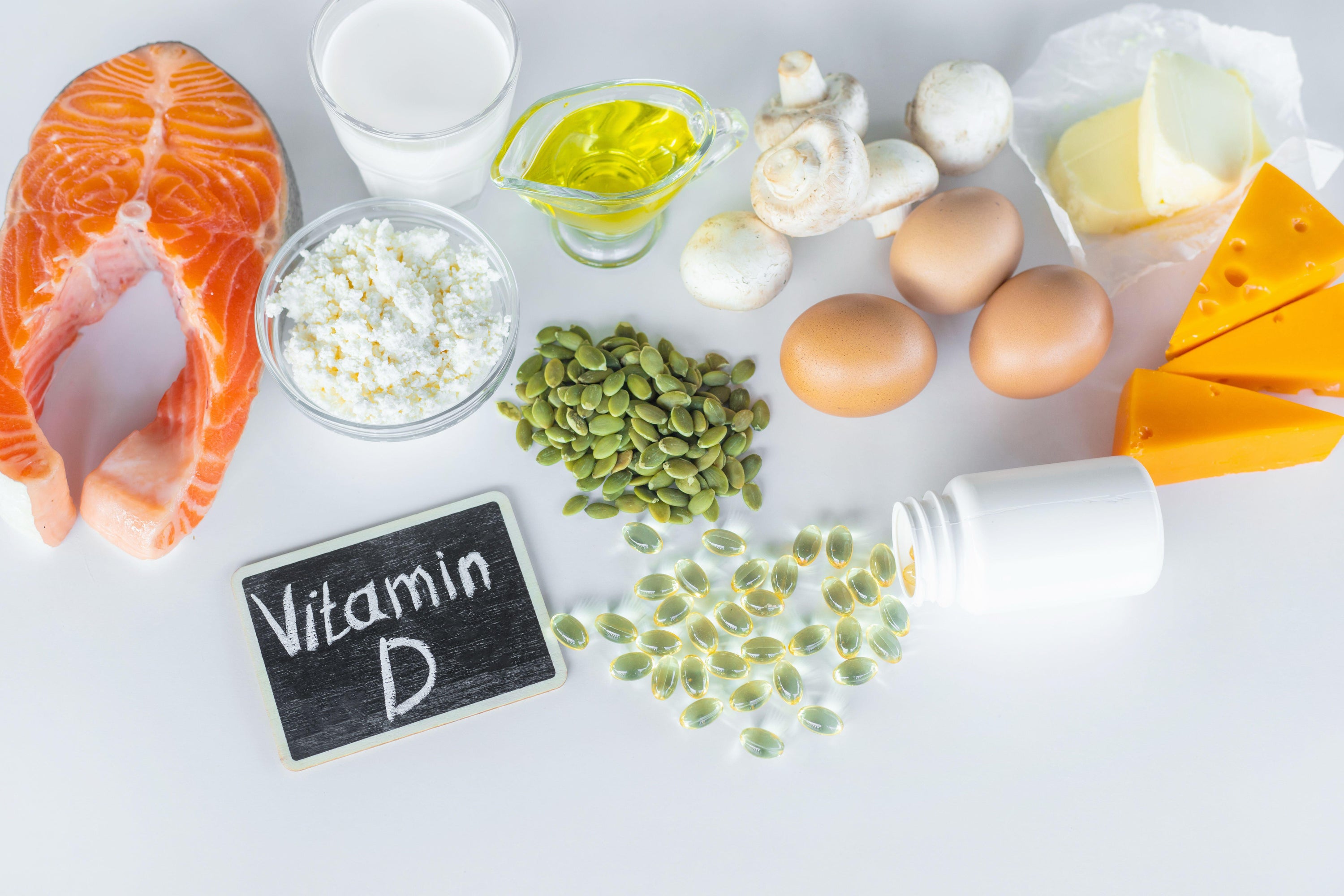 It is possible to get some vitamin D from your diet, but you’re unlikely to be able to get enough (PA)