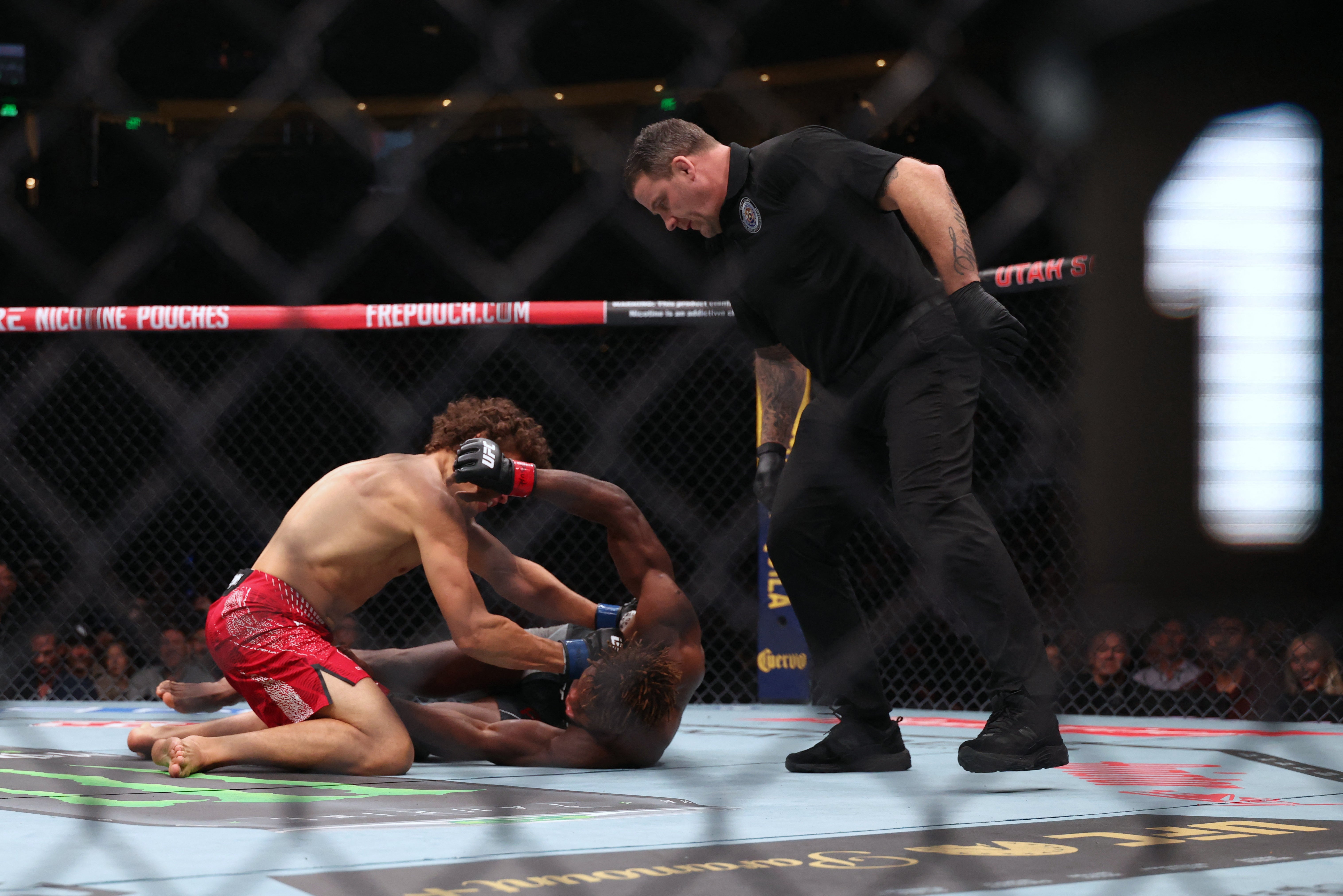 Ateba Gautier was knocked out by Roman Kopylov in an upset defeat