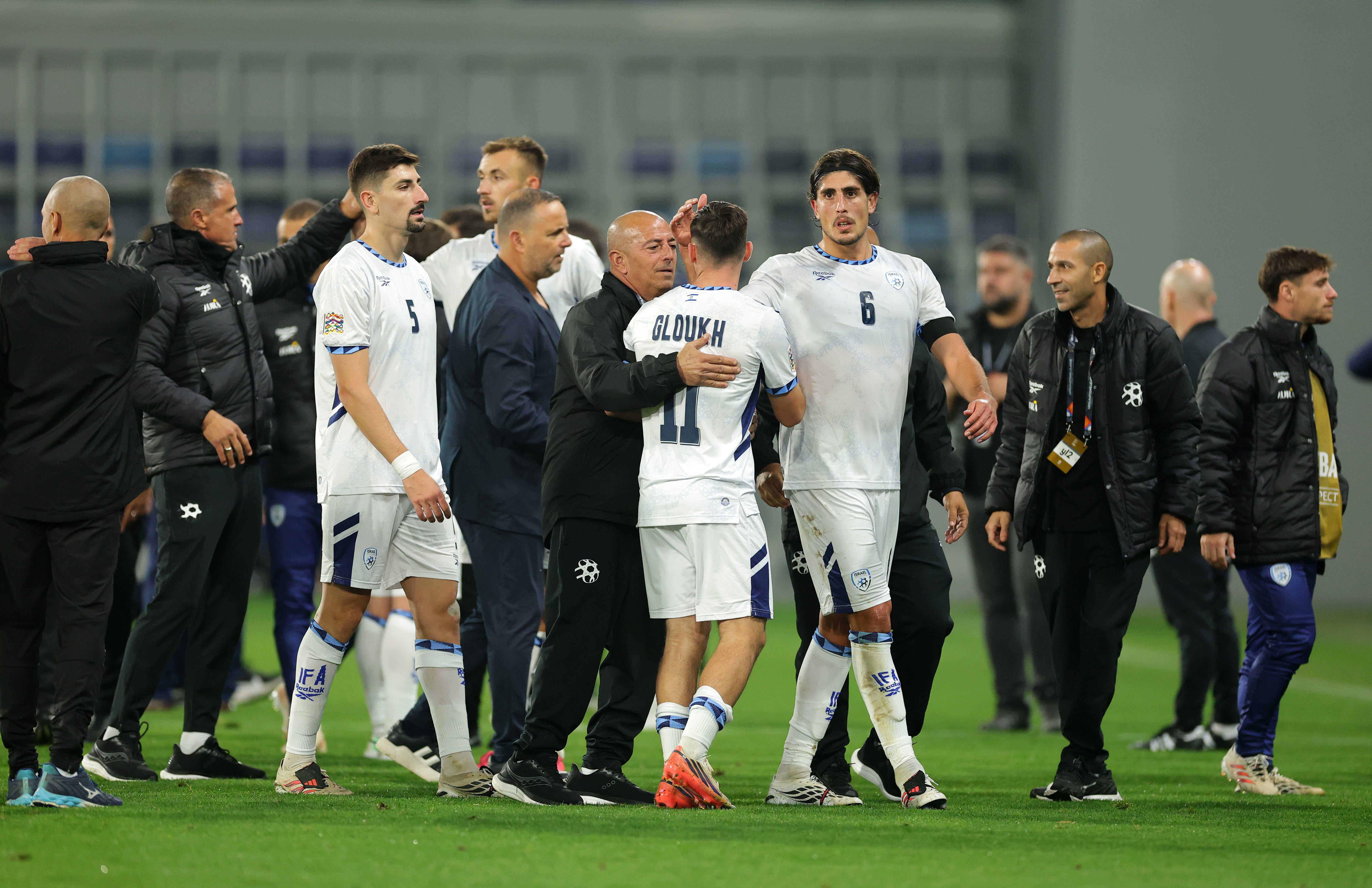 Sunday's match saw both sets of players clash