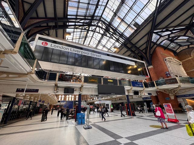 London Liverpool Street was impacted as a power outage affected parts of east London