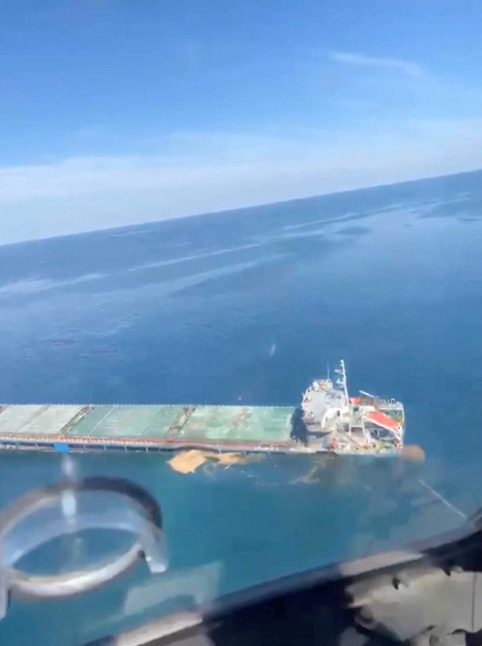 Two people have died in the incident in the Black Sea