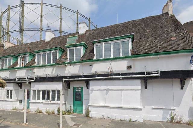 The former Cricketers pub in Kennington, London
