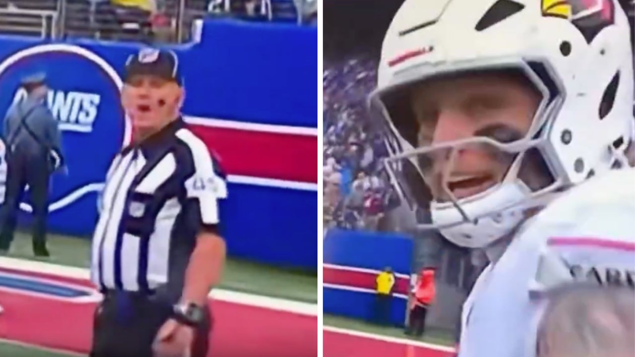 Trey McBride altercation with referee